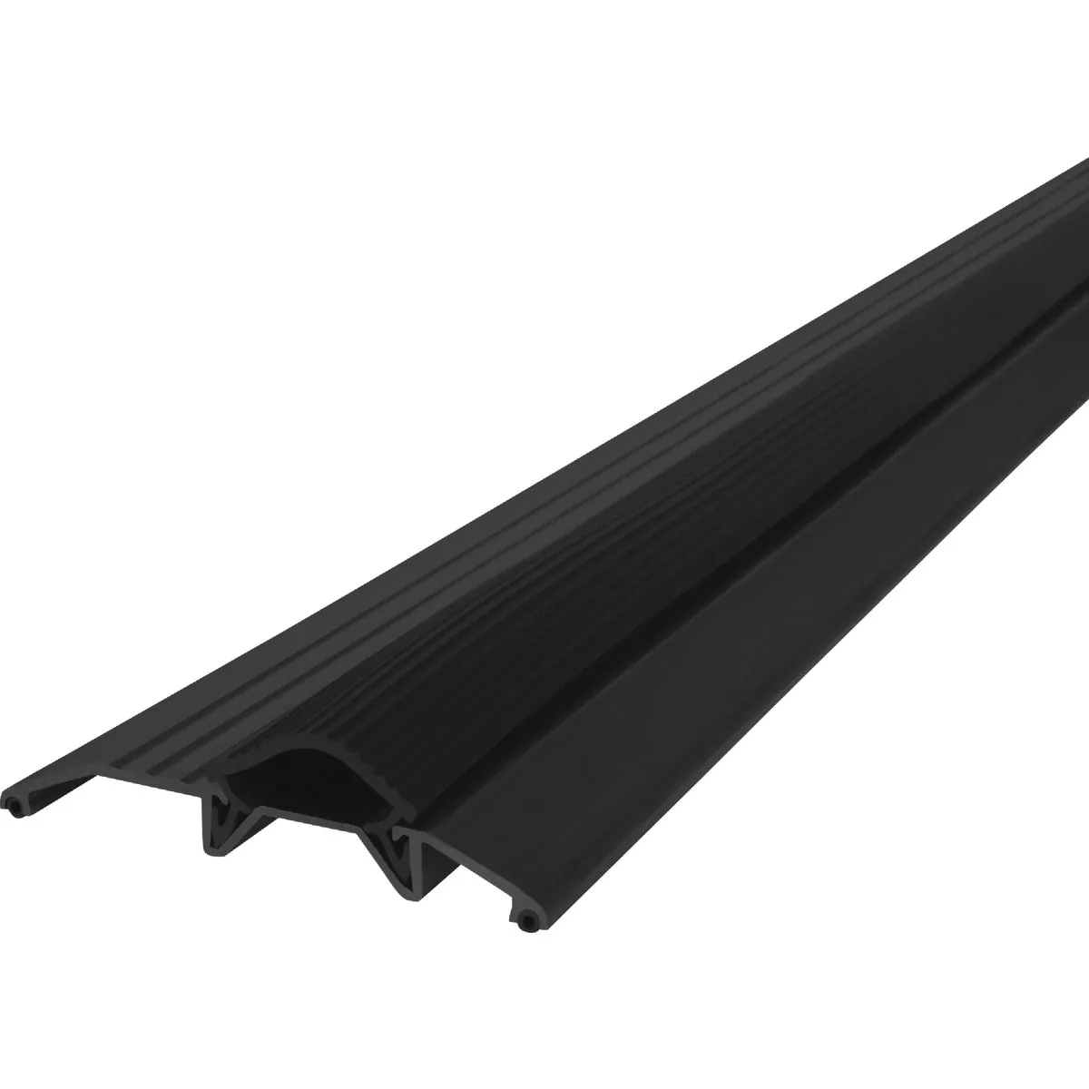 M-D Building Products 3-3/4 In. x 3/4 In. x 36 In. Black Aluminum and Vinyl Heavy-Duty Low-Profile Threshold