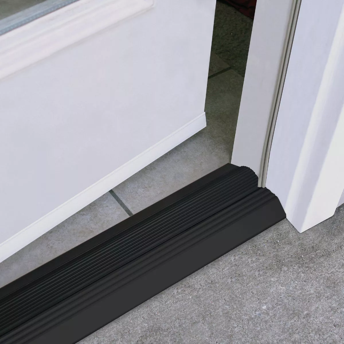 M-D Building Products 3-3/4 In. x 3/4 In. x 36 In. Black Aluminum and Vinyl Heavy-Duty Low-Profile Threshold - photo 5