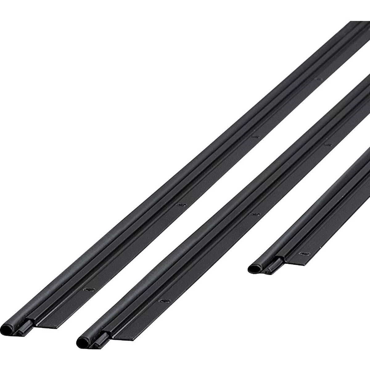 M-D Building Products 36 In. x 84 In. Black Flat-design Aluminum and Vinyl Screw-on Top and Sides Door Seal Kit - photo 3
