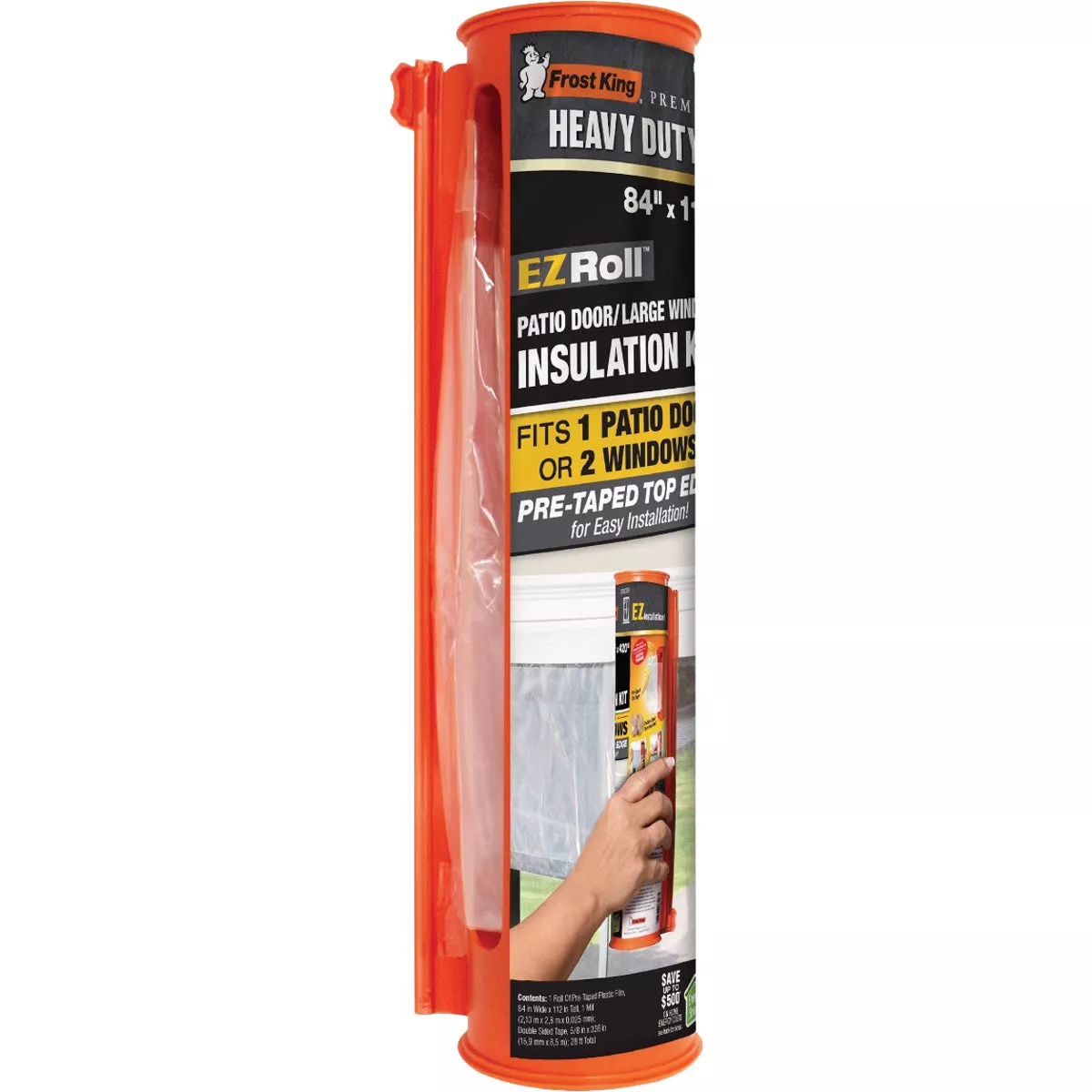 Frost King EZ Roll 84 In. x 112 In. Premium Shrink Patio Door Window Kit