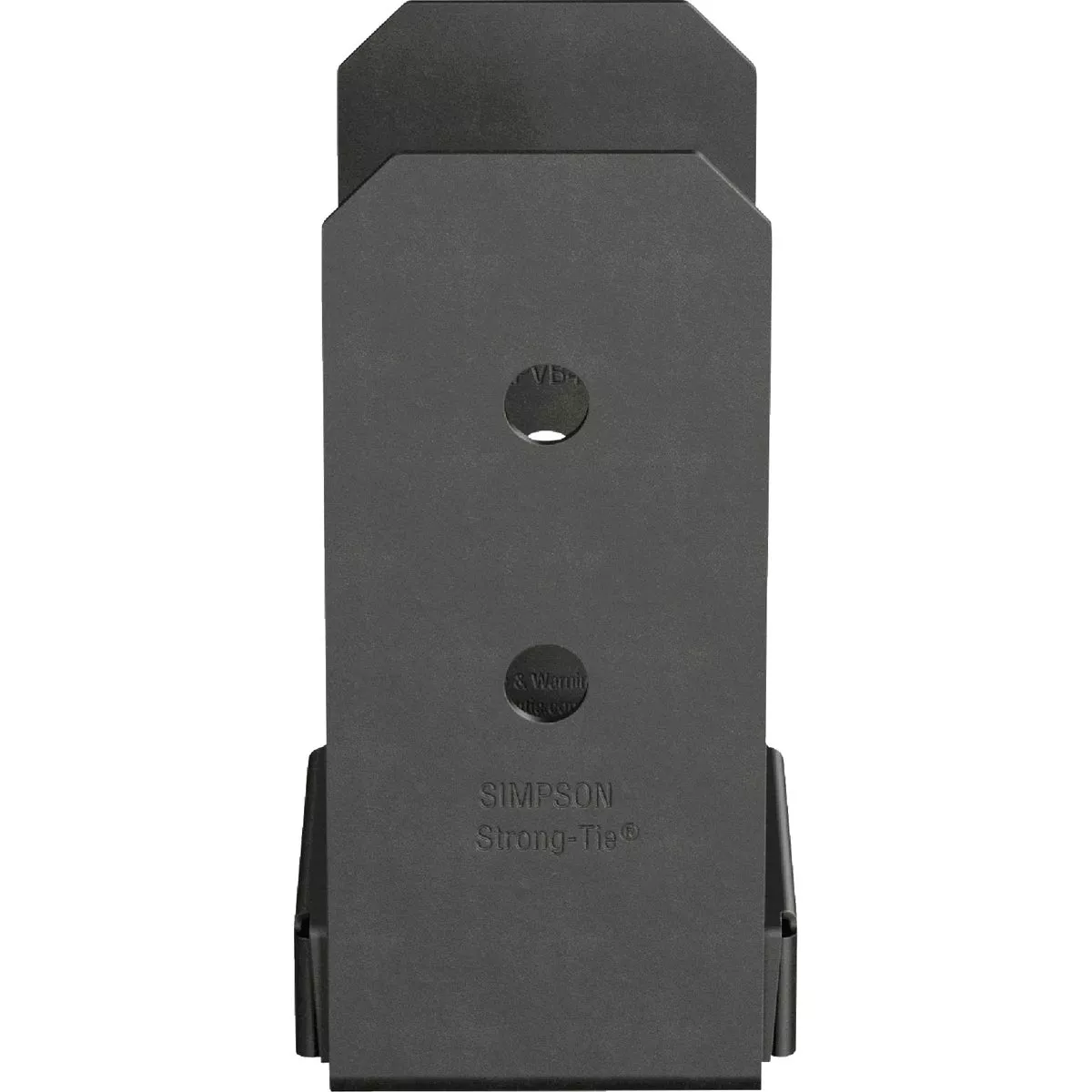Simpson Strong-Tie Outdoor Accents Avant Collection 4 In. x 4 In. ZMAX Black Powder-Coated Post Base - photo 6
