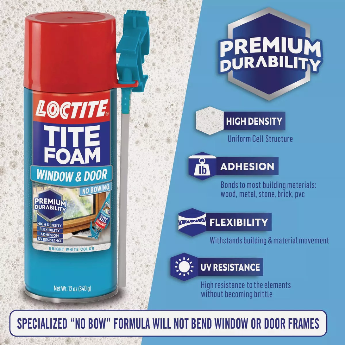 Loctite Tite Foam 12 Oz. Window & Door Foam Sealant - photo 4