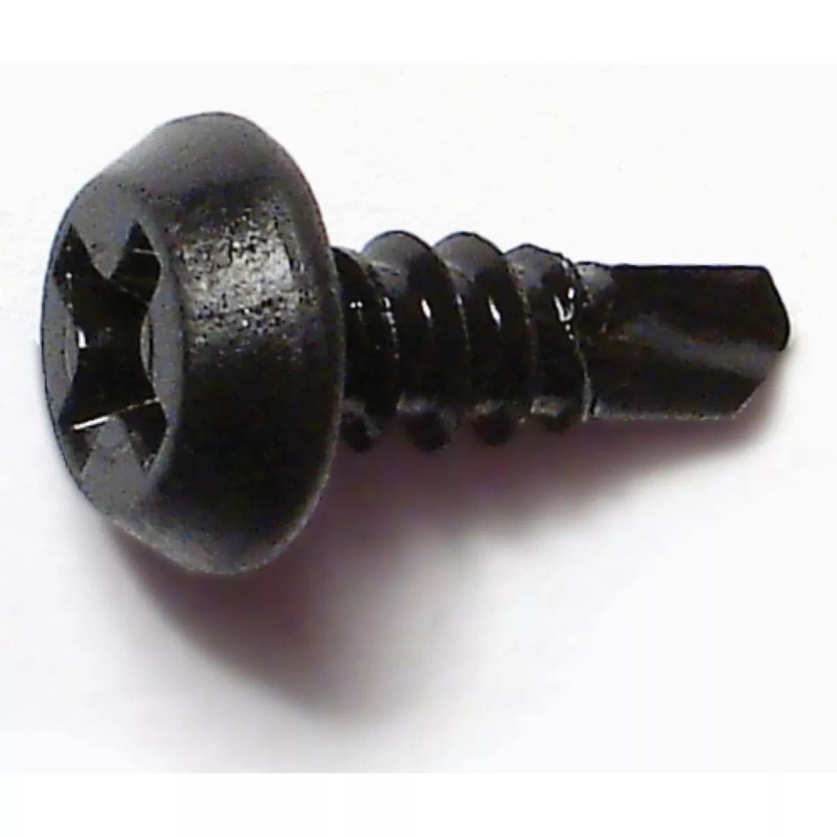 Midwest Fastener #7-19 x 7/16 In. Black Phosphate Steel Phillips Pan Head Framing Self-Drilling Screws (25 Ct.)-