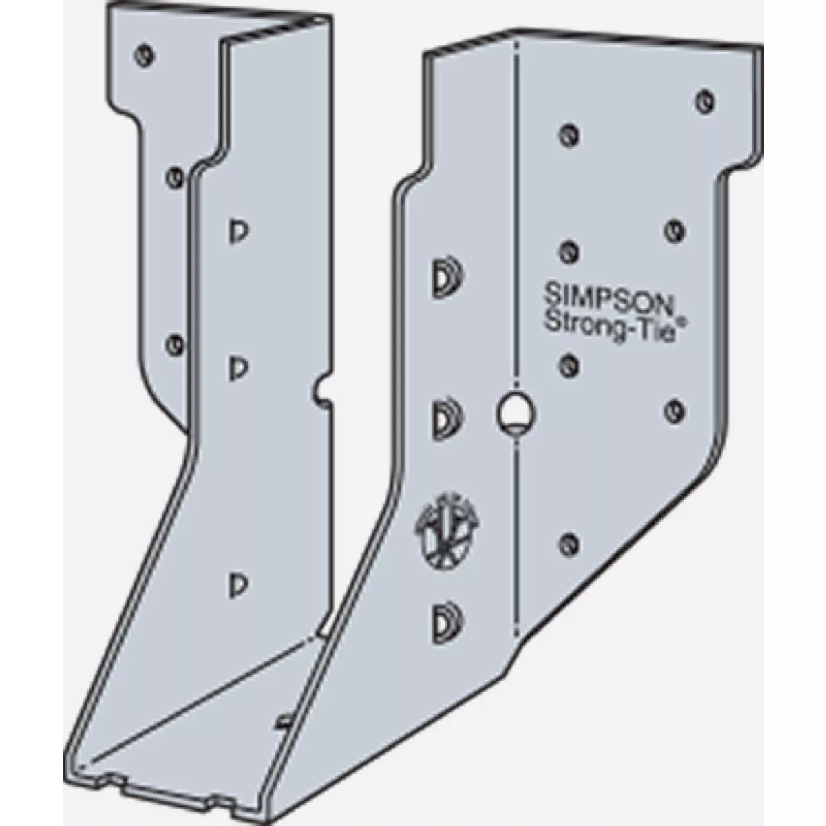 Simpson Strong-Tie ZMAX 2 x 6 Face Mount Joist Hanger - photo 2
