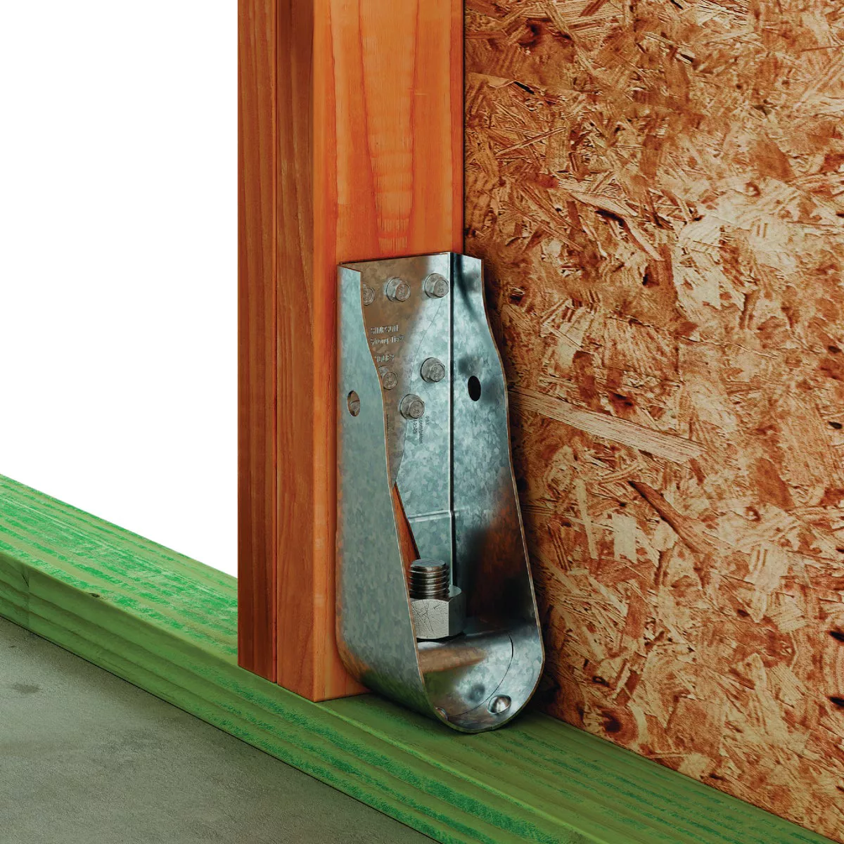 Simpson Strong-Tie 2.9 In. W x 17.5 In. H x 4.25 In. B 12 ga Galvanized Predeflected Holdown with Strong-Drive SDS Screws - photo 3