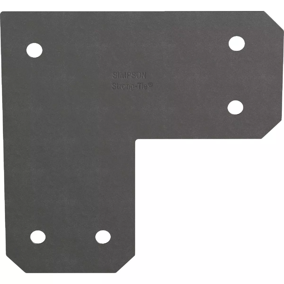 Simpson Strong-Tie Outdoor Accents Avant Collection 6 In. x 6 In. ZMAX Black Powder-Coated L Strap - photo 4