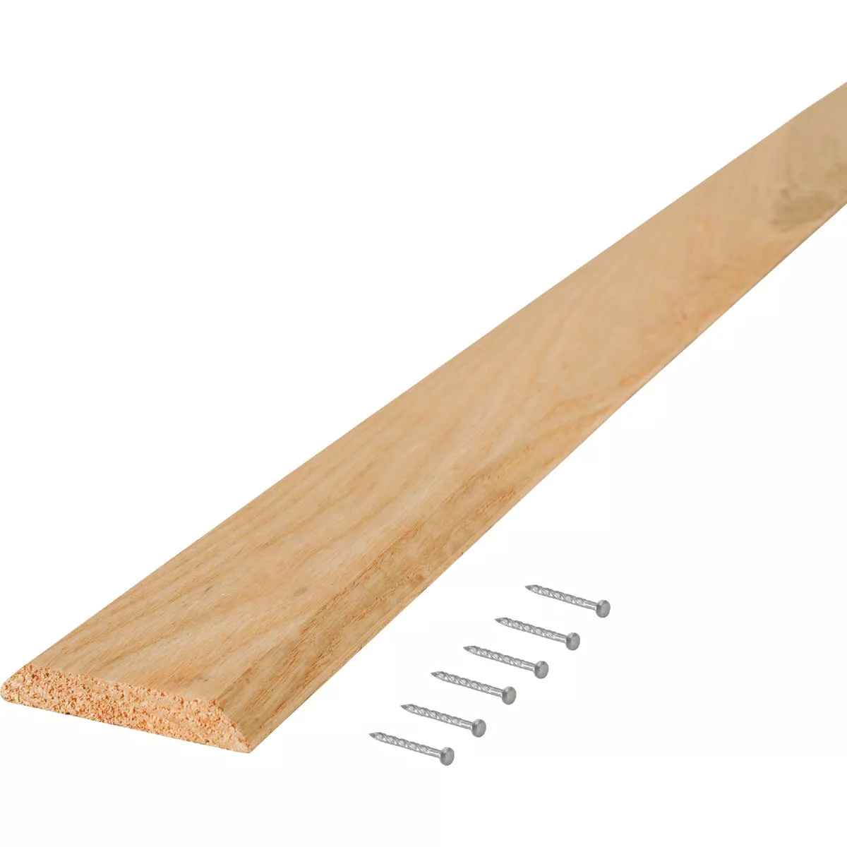 M-D Building Products 3 In. x 3/8 In. x 36 In. Natural Hardwood Flat-Profile Threshold for Doorways - photo 3