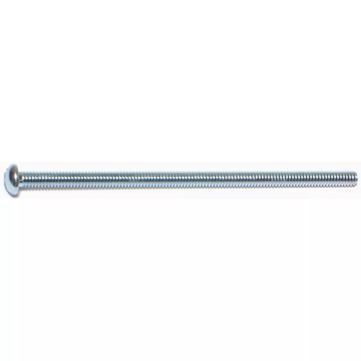 Midwest Fastener #8-32 x 3-1/2 In. Zinc Plated Steel Coarse Thread Slotted Round Head Machine Screws (15 Ct.)