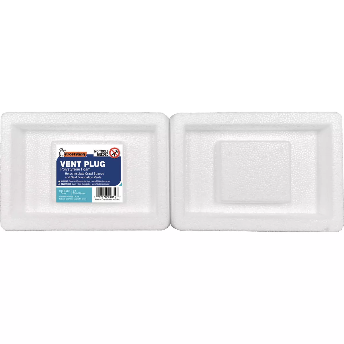 Frost King 5.5 In. x 7.75 In. Small Foundation Vent Foam Plug