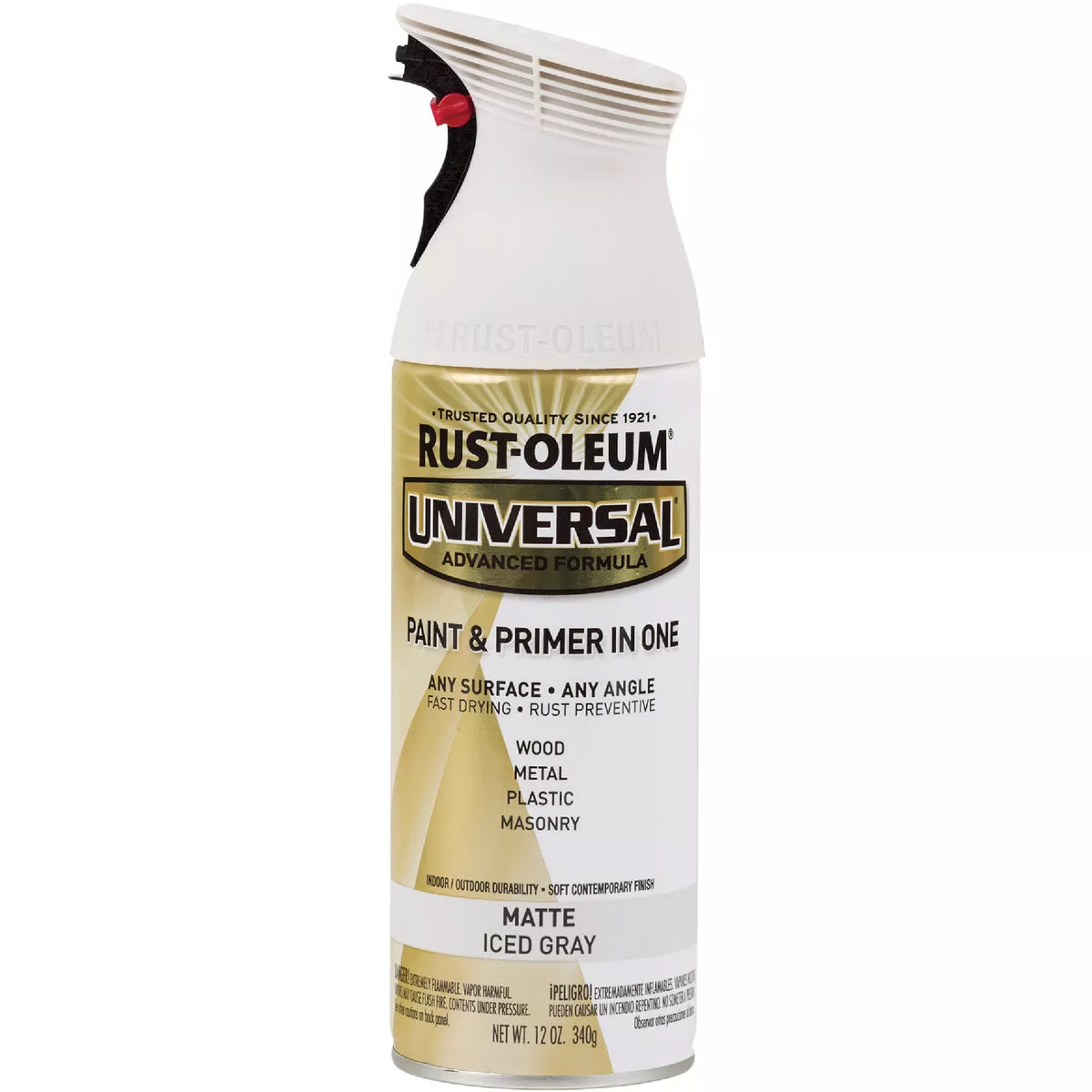 Rust-Oleum Universal 12 Oz. Matte Iced Gray Spray Paint