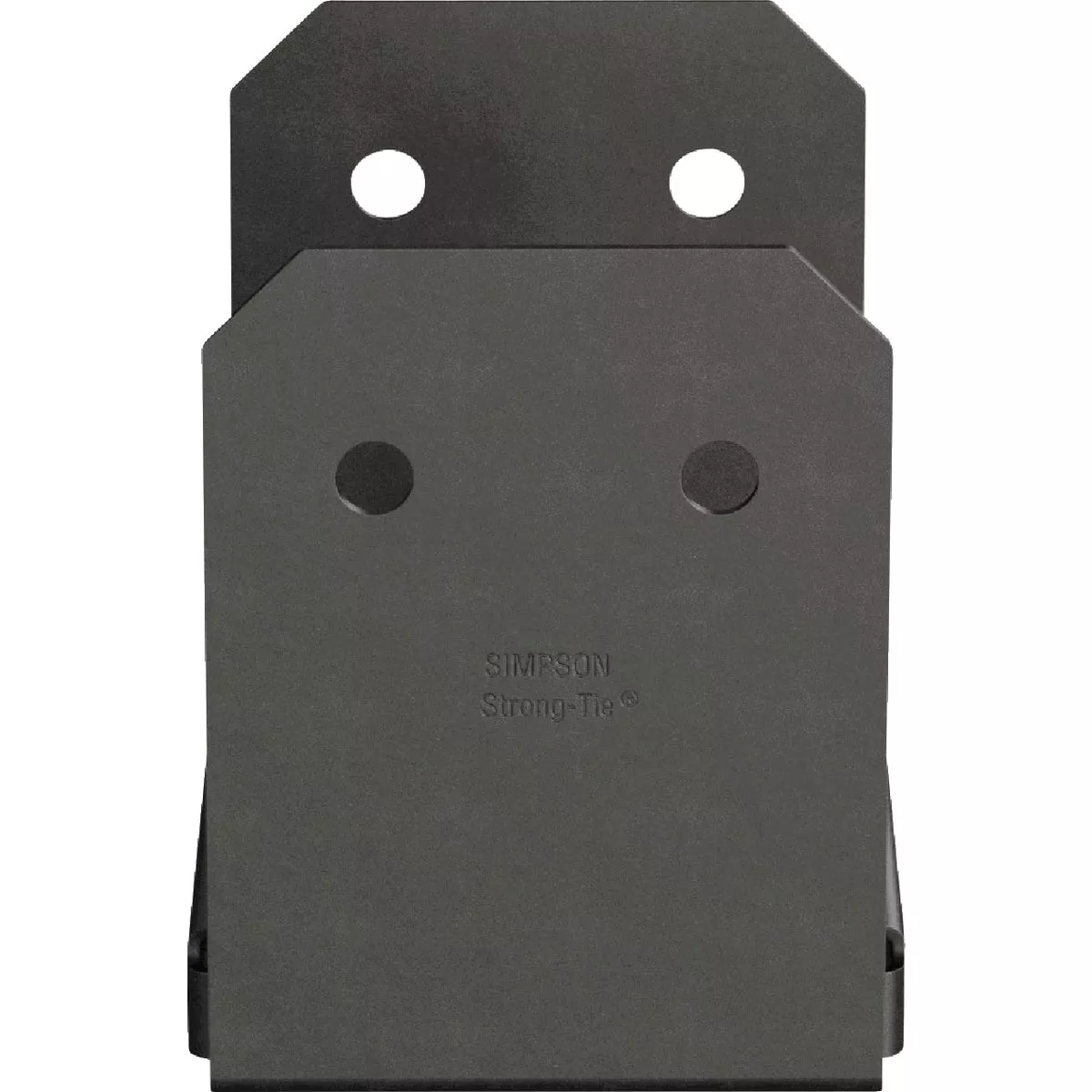 Simpson Strong-Tie Outdoor Accents Avant Collection ZMAX 6X6 Black Rough Post Base - photo 2
