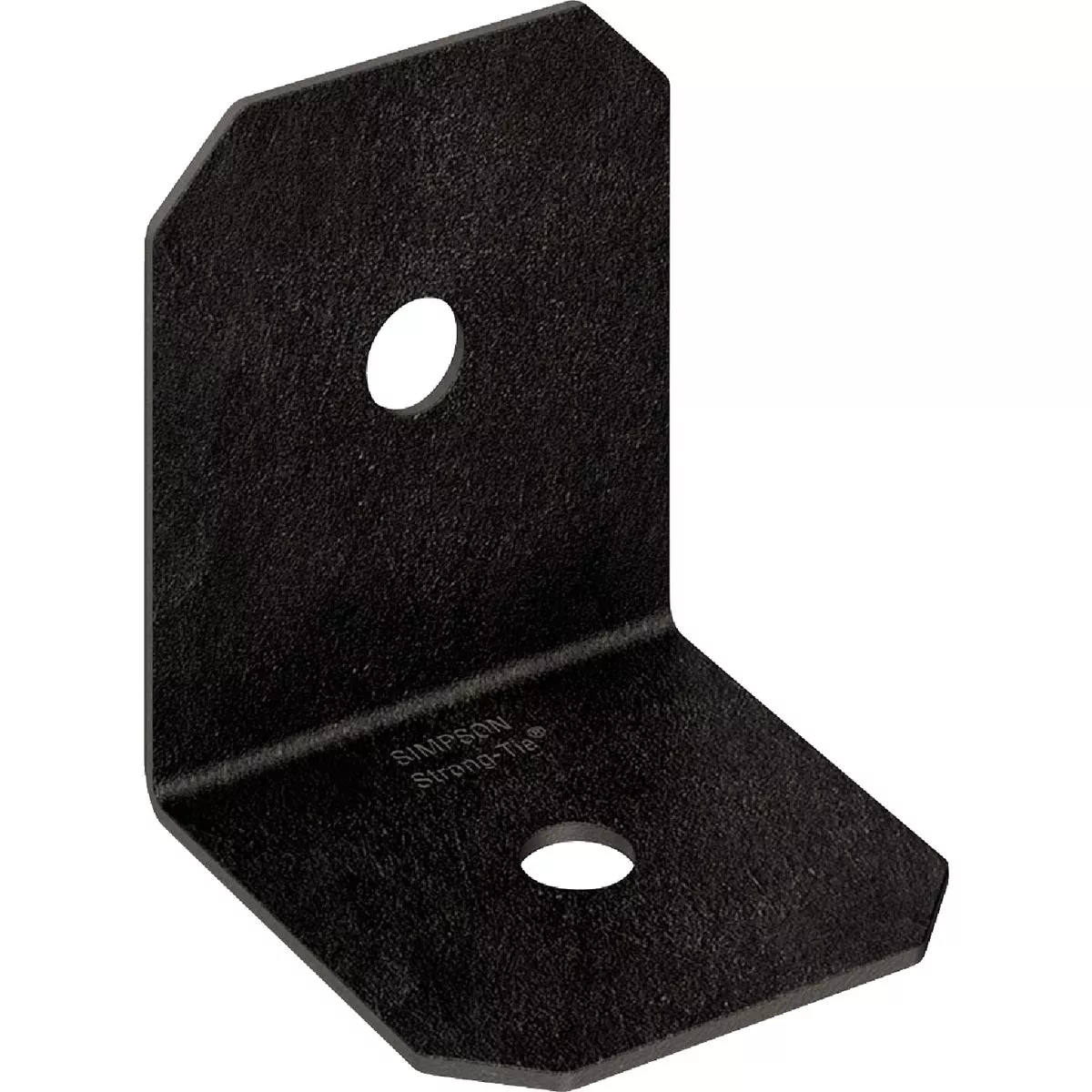 Simpson Strong-Tie Outdoor Accents Avant Collection ZMAX Black Powder-Coated 4 x 90 Deg. 12 Ga. Framing Angle