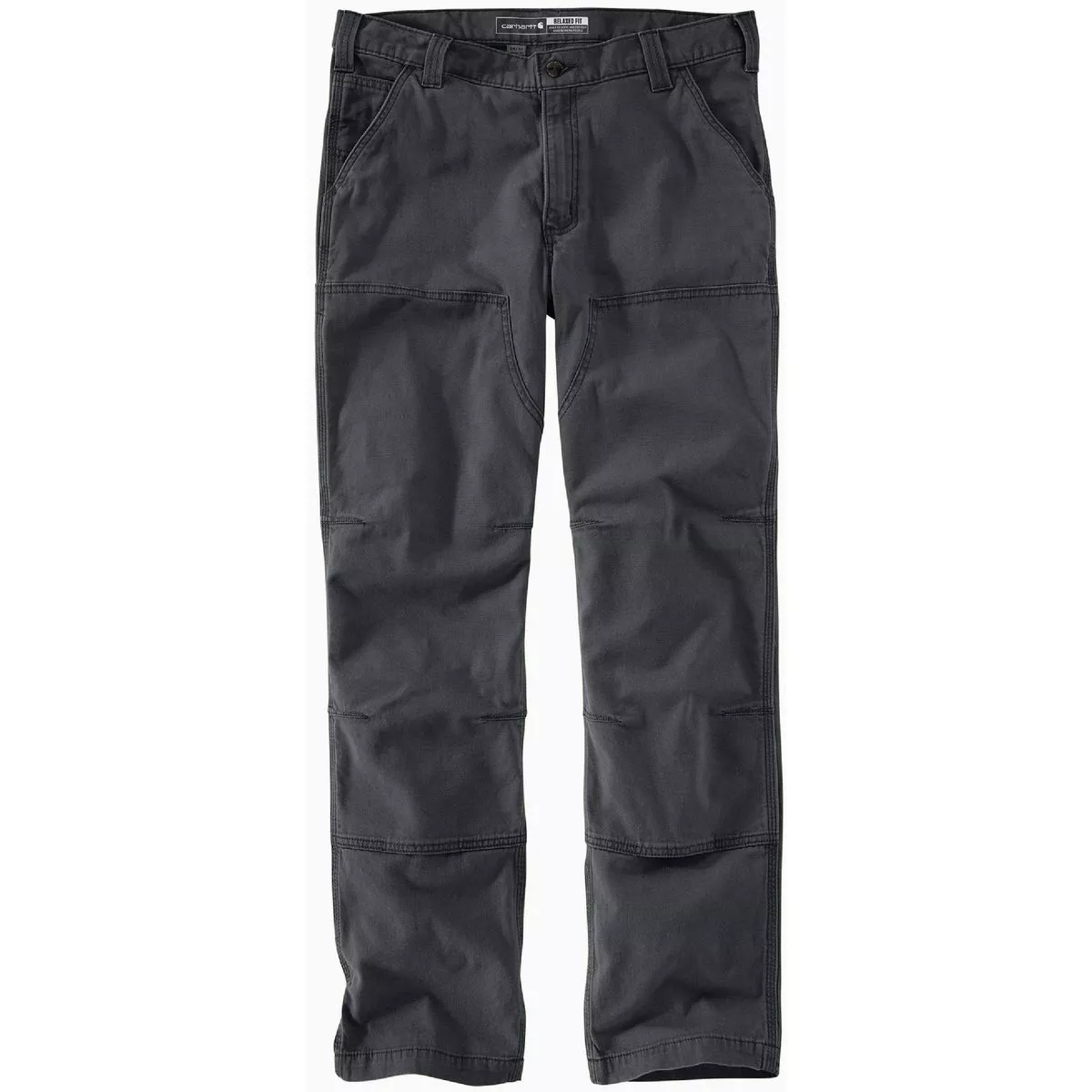 Carhartt Rugged Flex Men's 35x34 Shadow Canvas Double-Front Utility Work Pants, Relaxed Fit