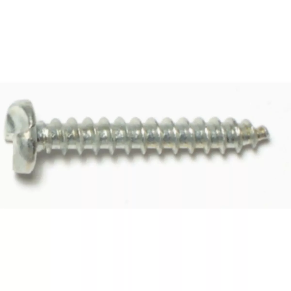 Midwest Fastener #10 x 1-1/4 In. Zinc Plated Steel One-Way Slotted Pan Head Sheet Metal Screws
