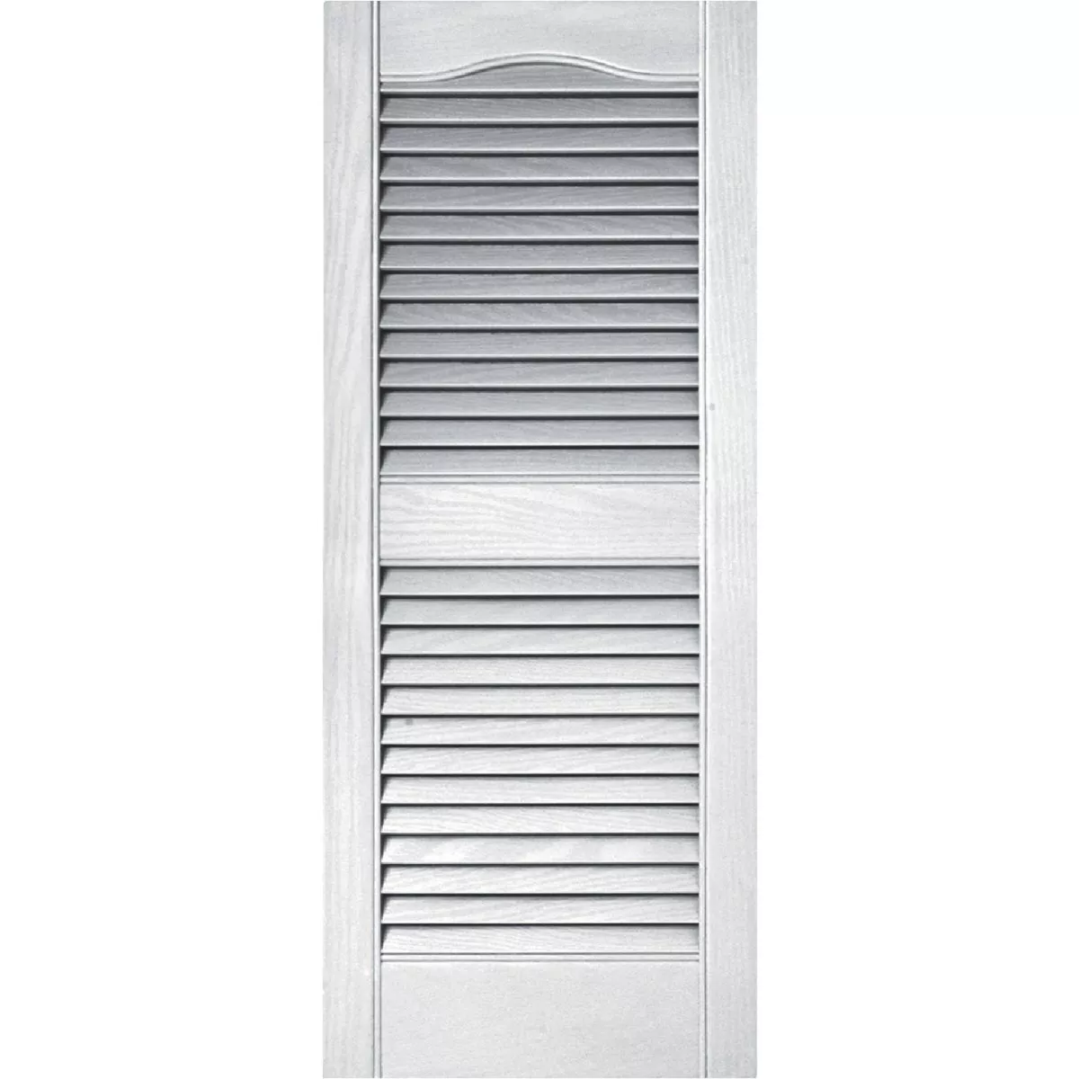 Builders Edge 15 In. x 36 In. Vinyl Louvered Shutter, (2-Pack) - photo 2