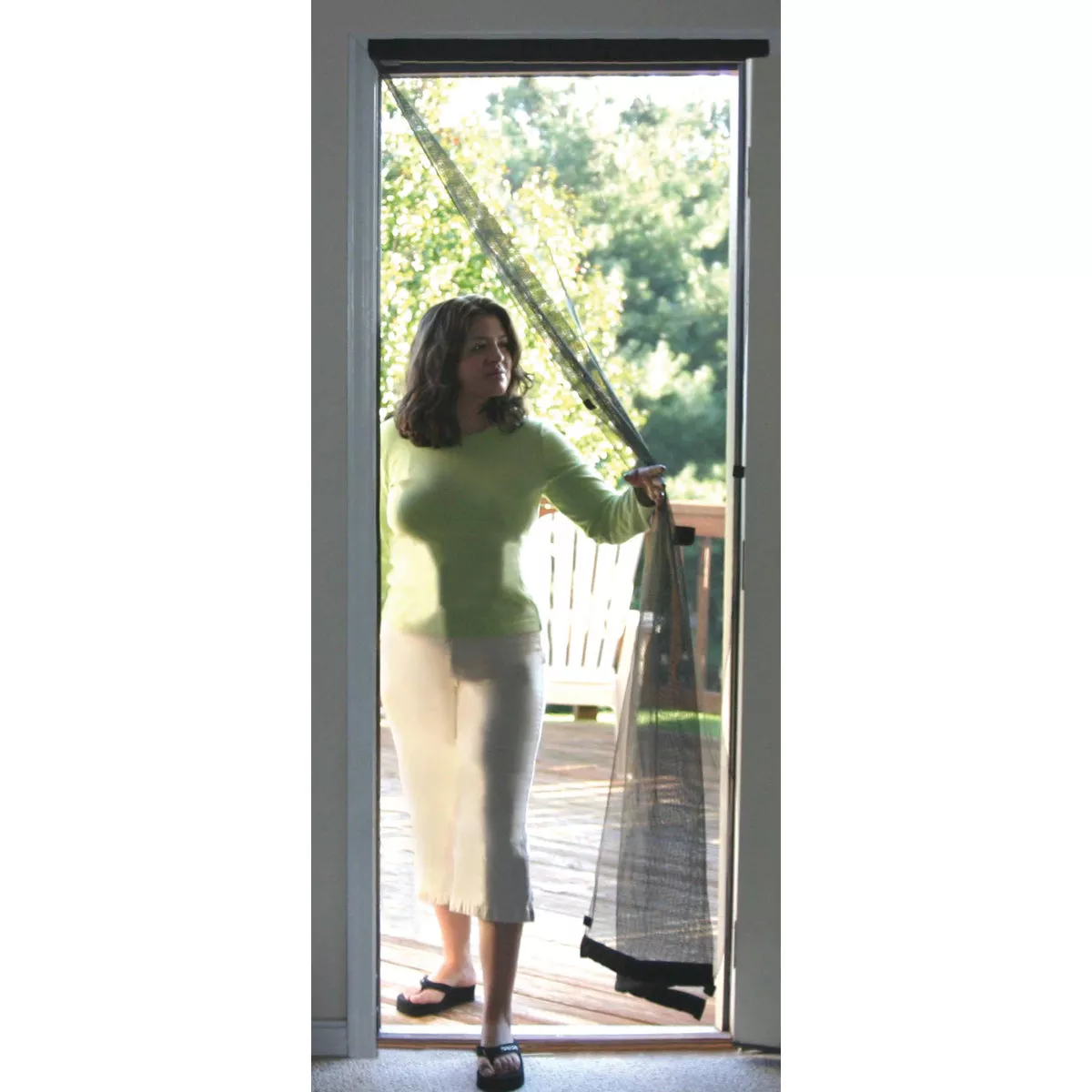 Snavely Kimberly Bay 37-1/2 In. W x 81 In. H Single Instant Door Screen - photo 3