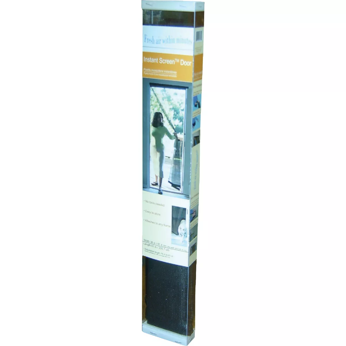 Snavely Kimberly Bay 37-1/2 In. W x 81 In. H Single Instant Door Screen - photo 4