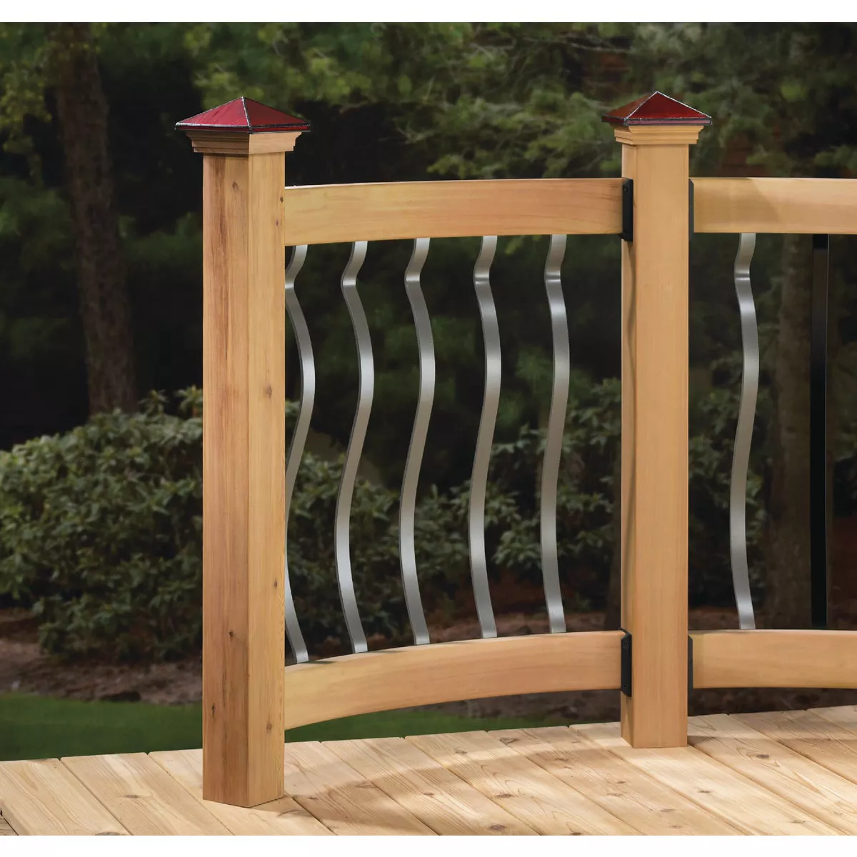 Deckorators 32-1/4 In. Bronze Aluminum Baroque Baluster (5-Pack) - photo 3