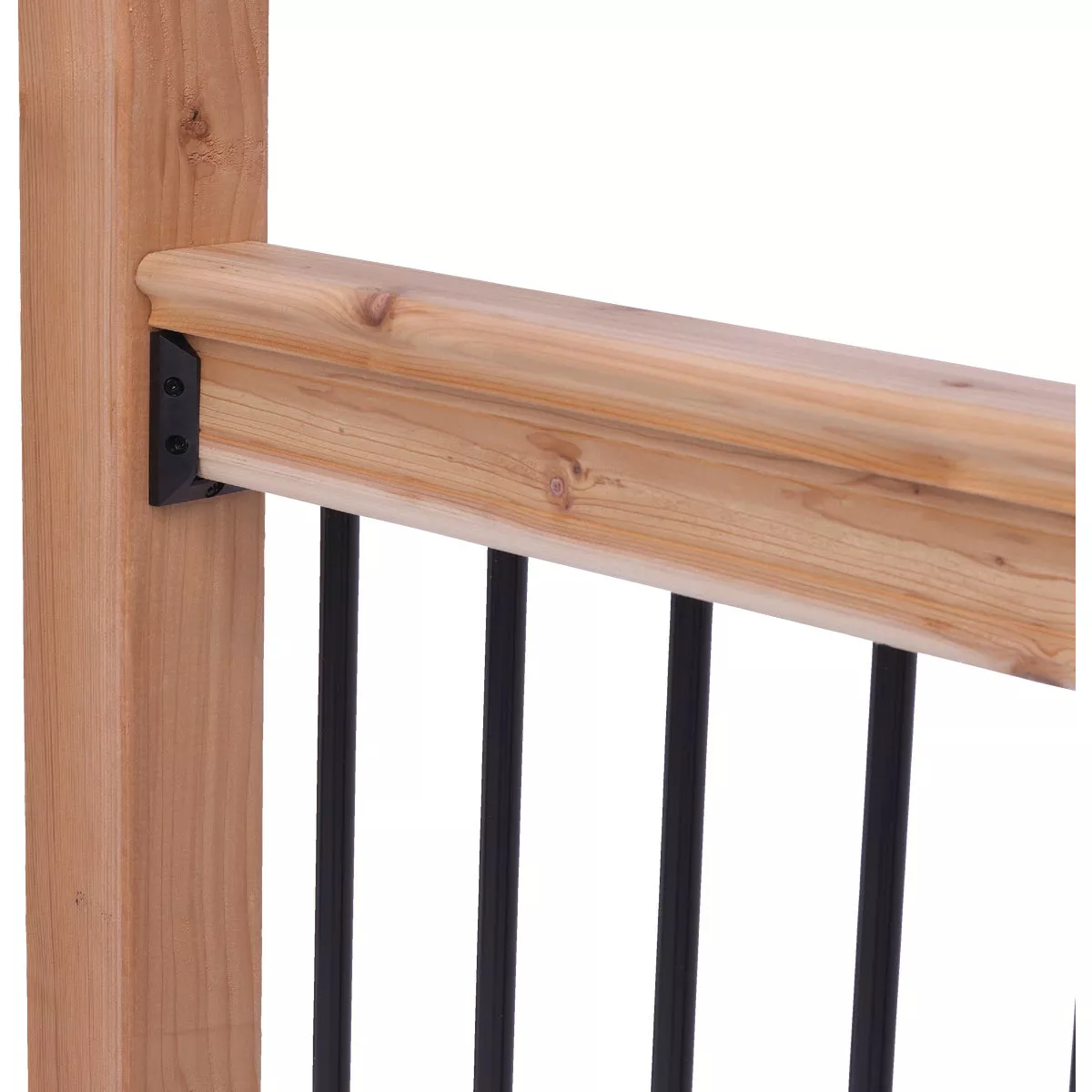 Deckorators Black Plastic Rail Bracket (2-Pack) - photo 2