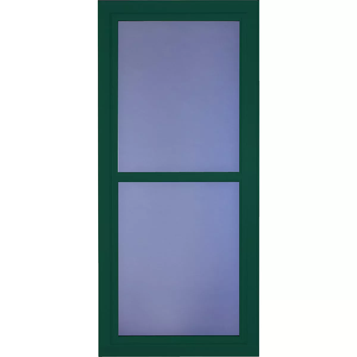 Larson Easy Vent 146 Series 36 In. W x 81 In. H x 1-7/8 In. Thick Green Full View Aluminum Storm Door