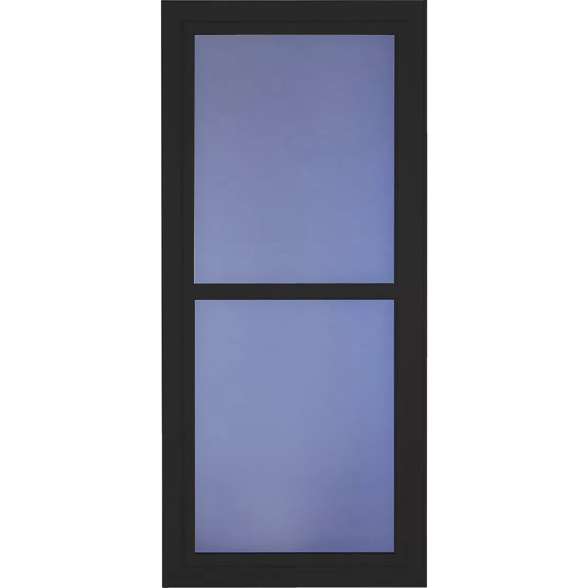 Larson Easy Vent 146 Series 36 In. W x 81 In. H x 1-7/8 In. Thick Black Full View Aluminum Storm Door