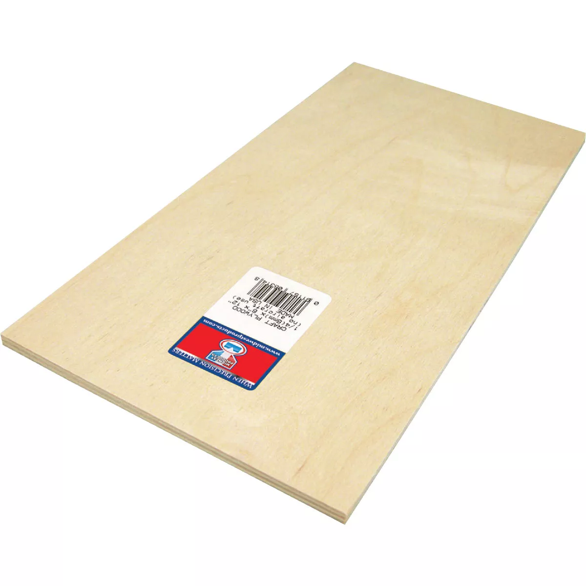 Midwest Products 1/4 In. x 6 In. x 12 In. Birch Plywood