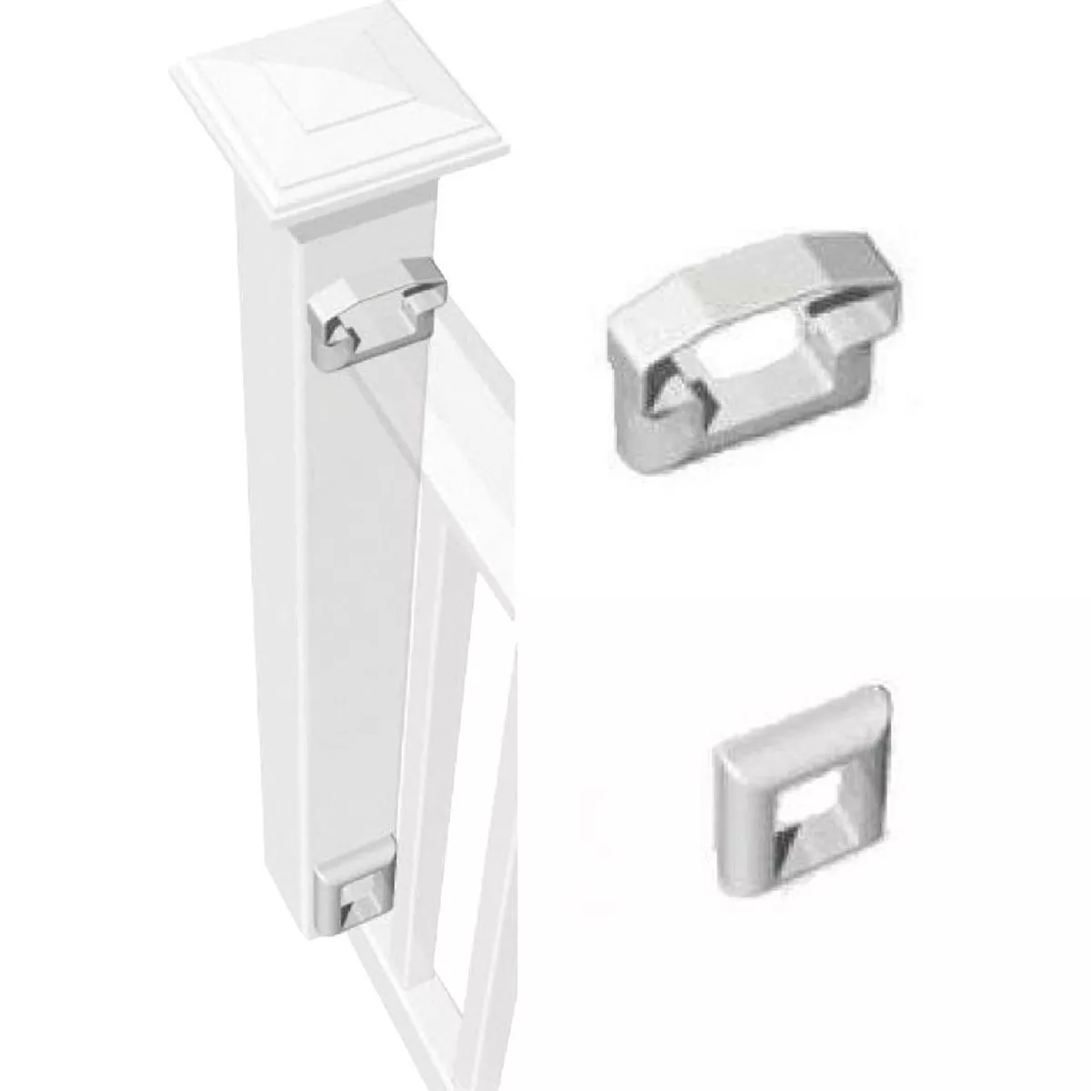 RDI White Level Mounting Bracket Kit - 2 Pairs Original Rail