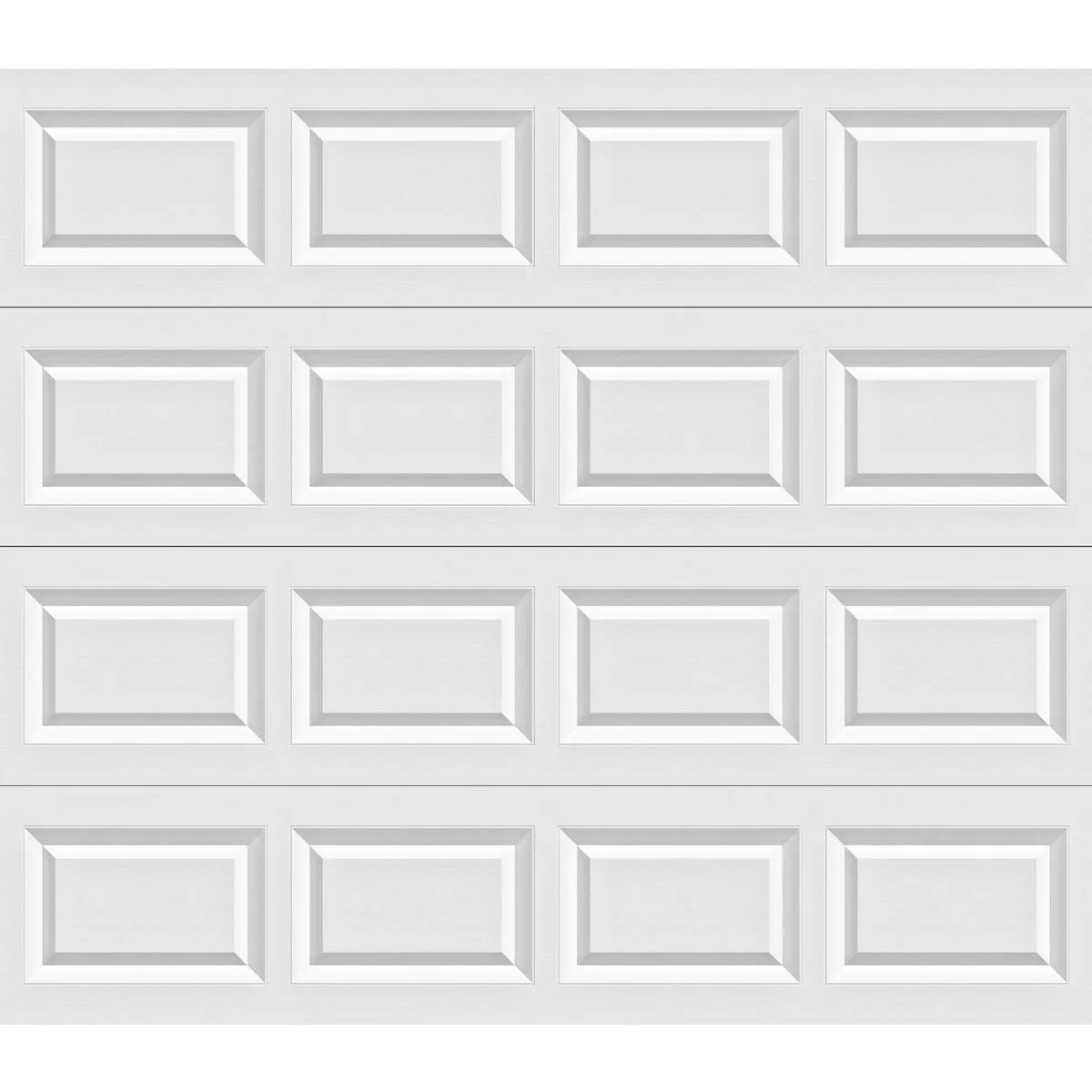 Holmes Bronze Series 9 Ft. W x 7 Ft. H White Steel Garage Door w/EZ-Set Torsion Spring
