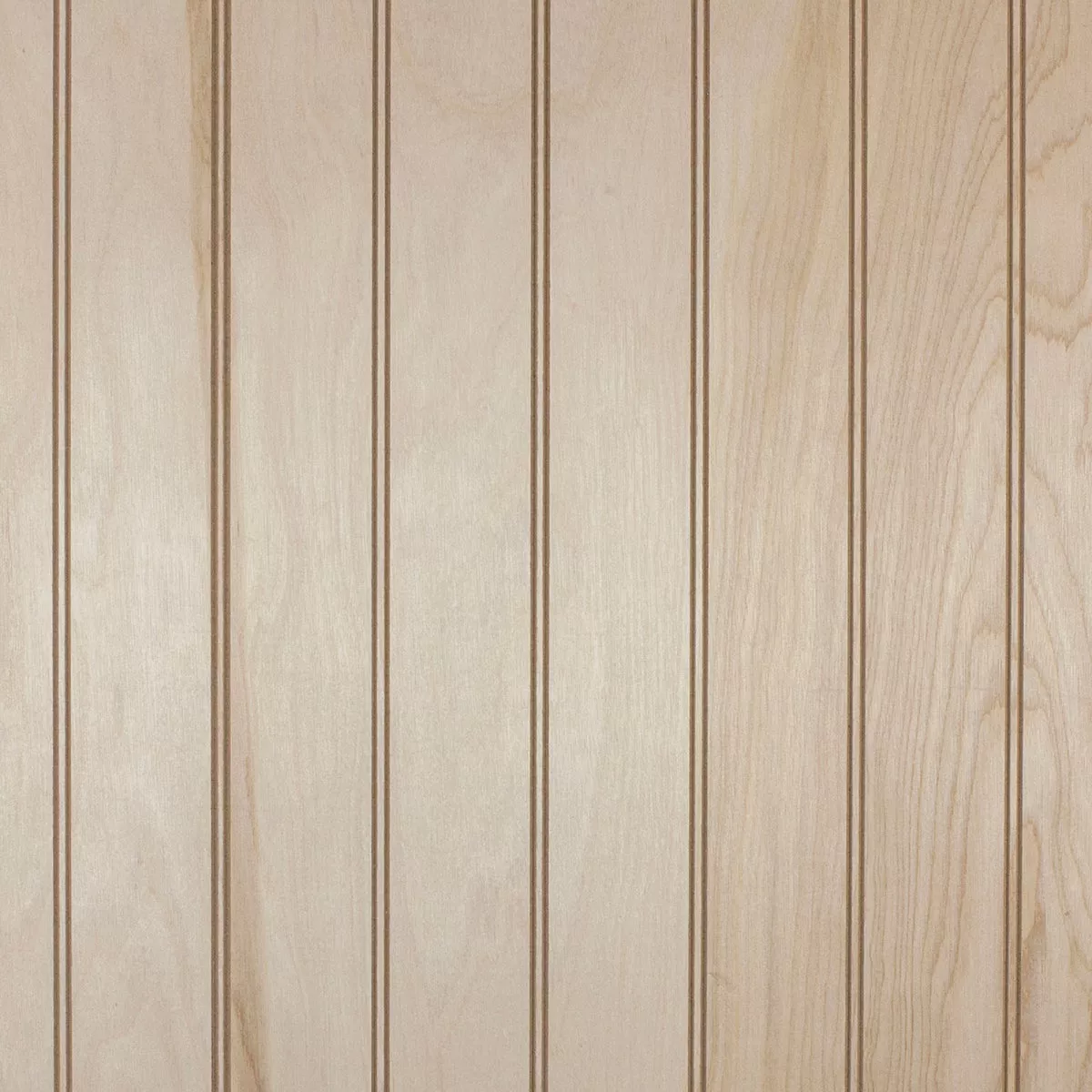 Global Product Sourcing 4 Ft. x 8 Ft. x 1/4 In. Barrington Birch Beaded Classic Wood Veneer Wall Paneling