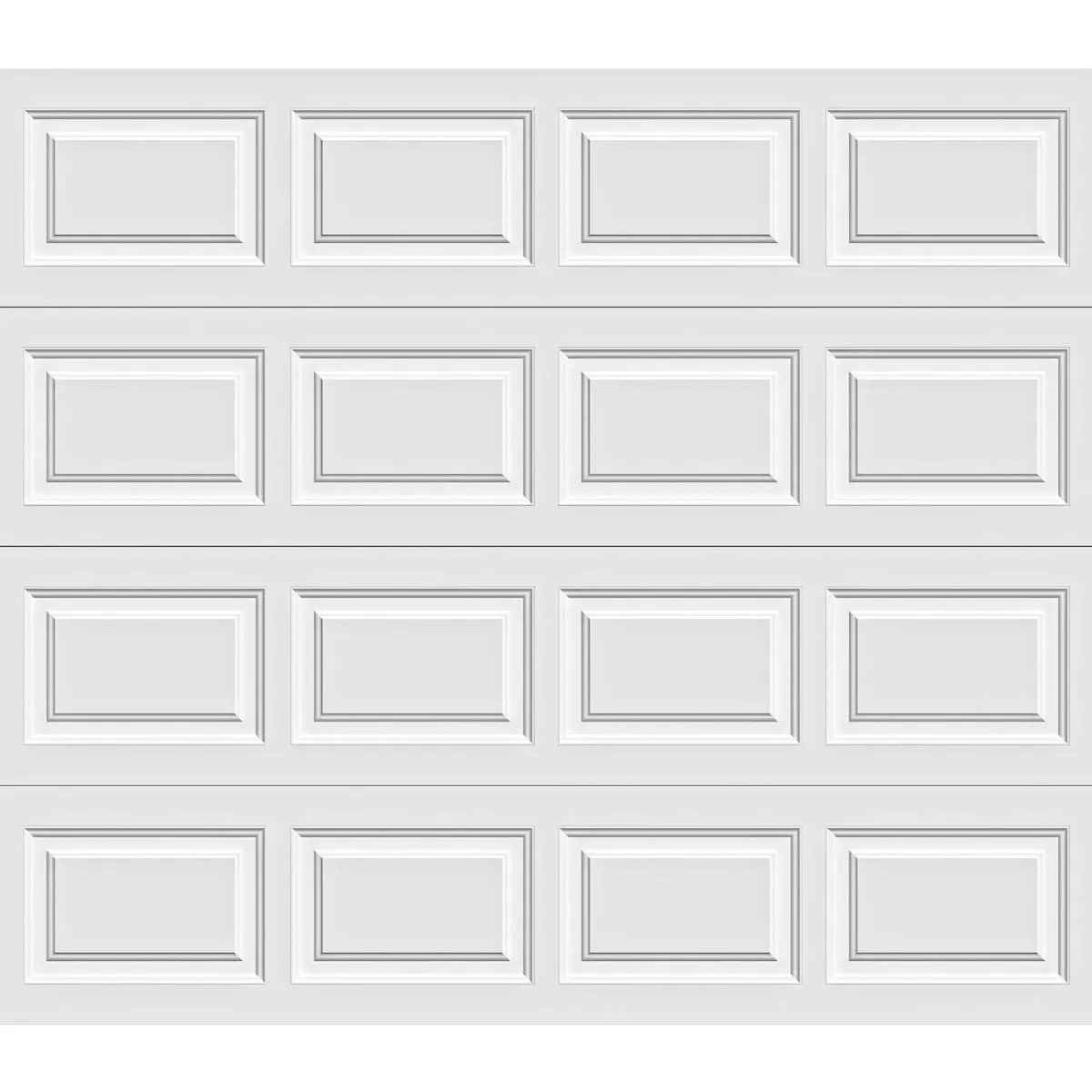 Holmes Gold Series 9 Ft. W x 7 Ft. H White Insulated Steel Garage Door w/EZ-Set Torsion Spring
