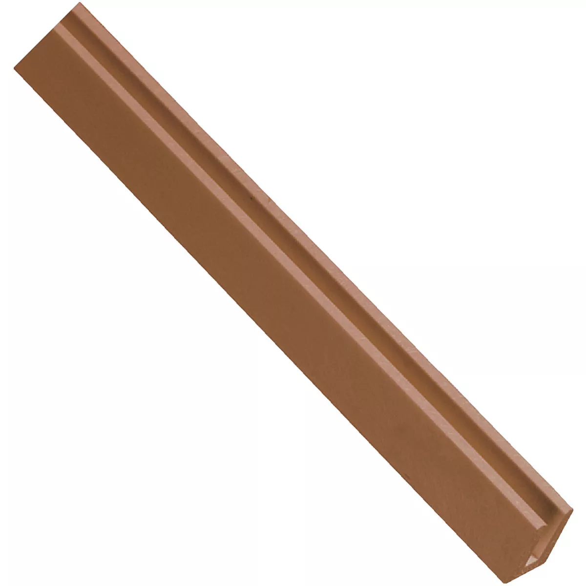 Deckorators 1-3/16 In W x 95-1/2 In L x 3/4 In D Redwood Vinyl Lattice U-Cap