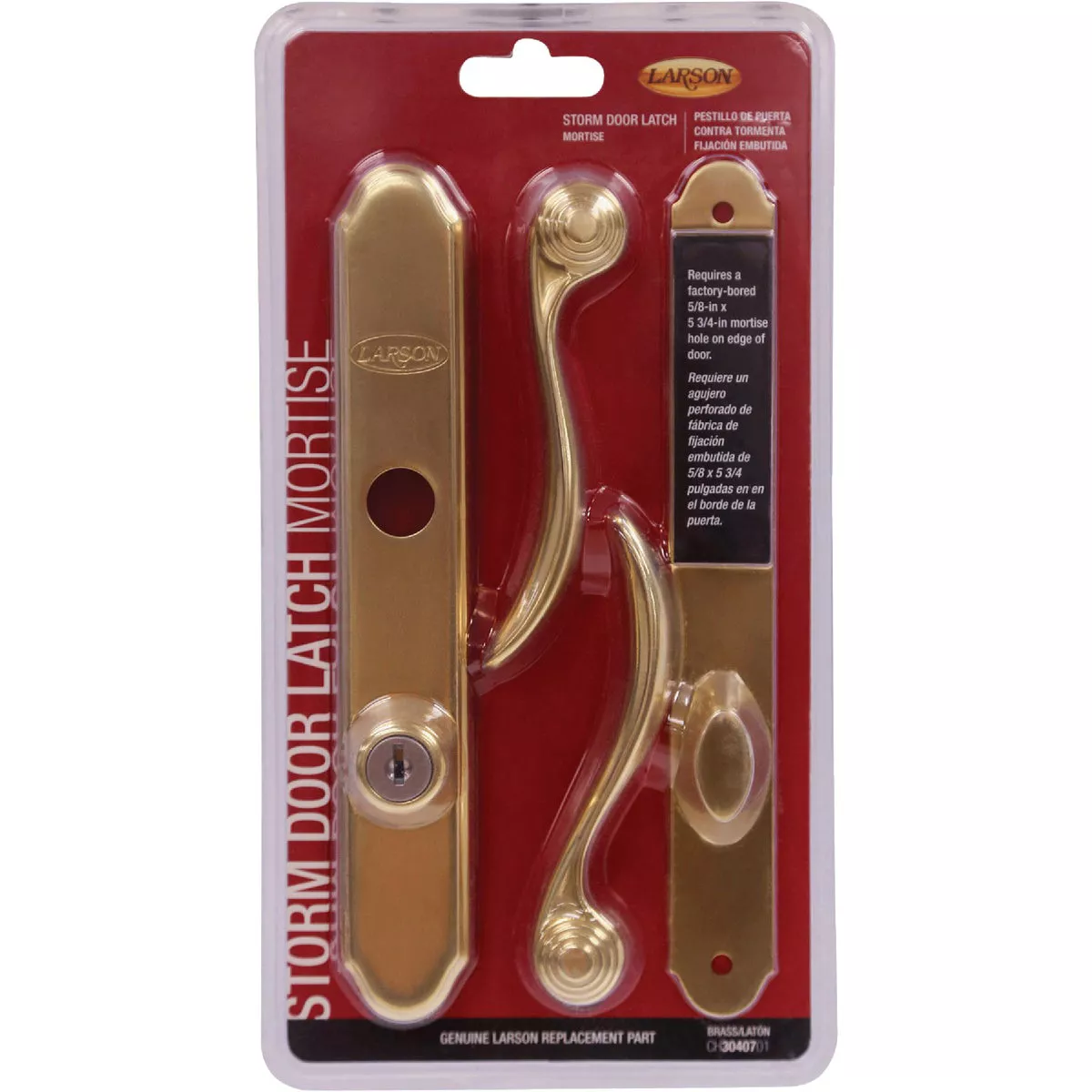 Larson Revere Brass Storm Door Leverset - photo 2
