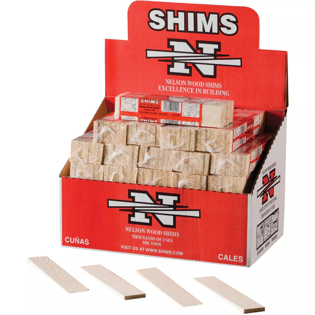 Nelson Wood Shims 8 In. L Wood Shim (12-Count) - photo 3