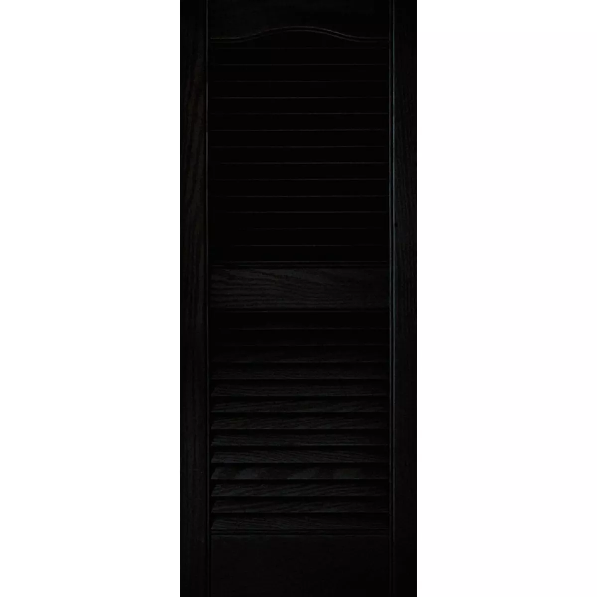 Builders Edge 15 In. x 36 In. Vinyl Louvered Shutter, (2-Pack)