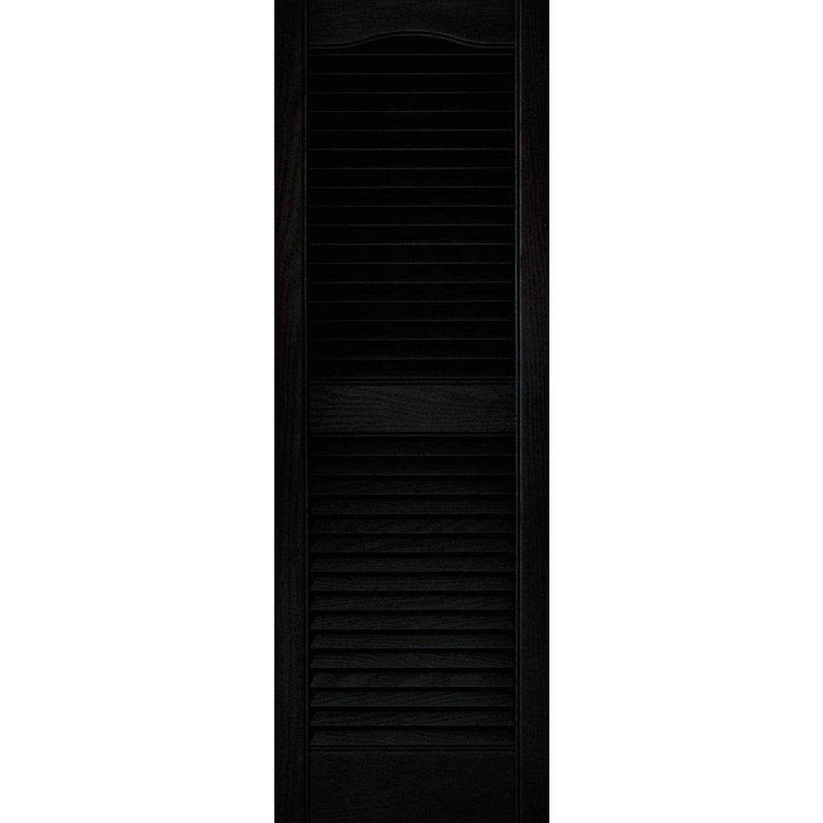 Builders Edge 15 In. x 43 In. Vinyl Louvered Shutter, (2Pack) Do it Best