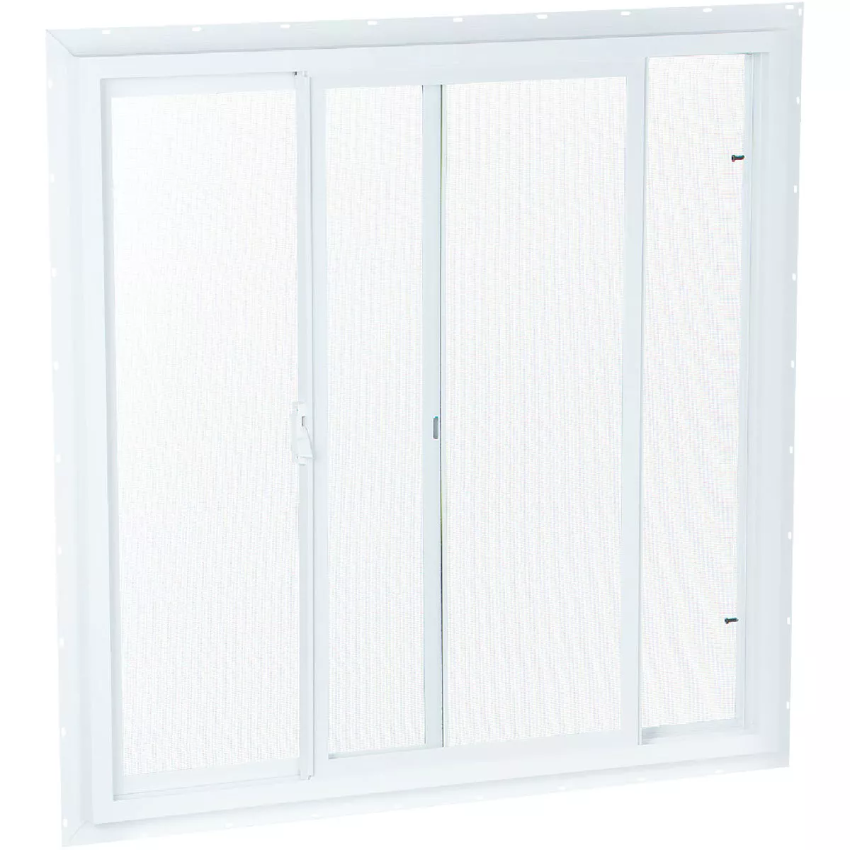 Northview 23-1/2 In. W. x 23-1/2 In. H. White PVC Single Glazed Utility Sliding Window
