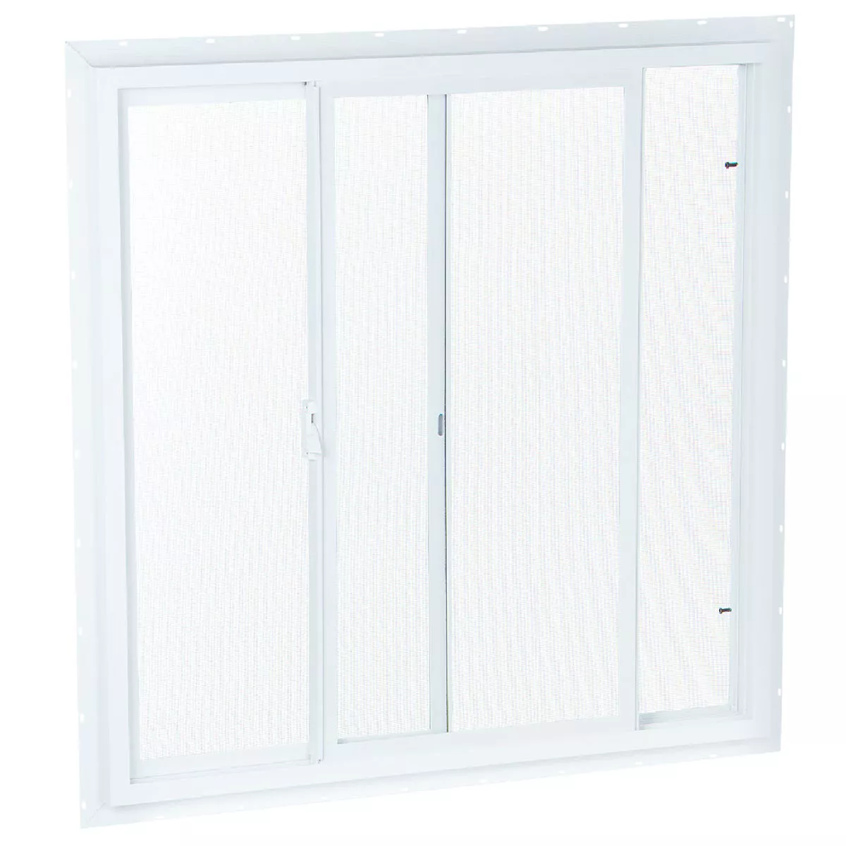 Northview 35-1/2 In. W. x 35-1/2 In. H. White PVC Single Glazed Utility Sliding Window