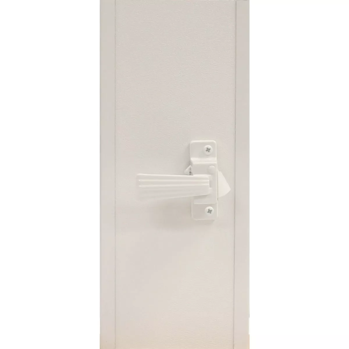 Larson Euro White Push Button Door Latch - photo 4
