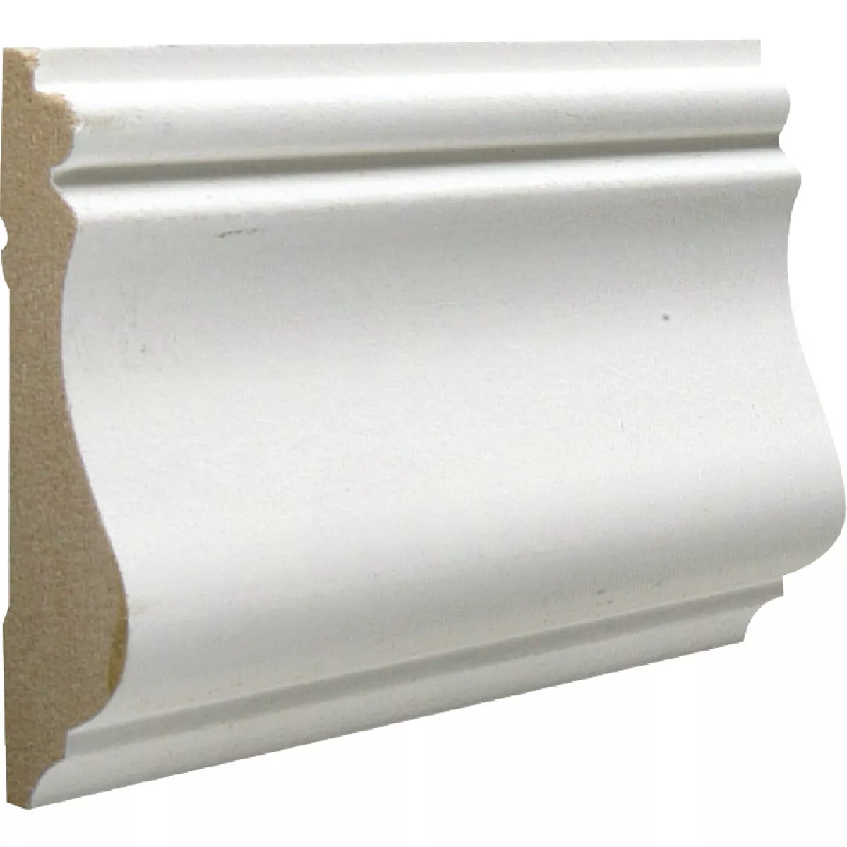 Cedar Creek 390 9/16 In. W. x 2-5/8 In. H. x 8 Ft. L. White MDF Colonial Chair Rail Molding