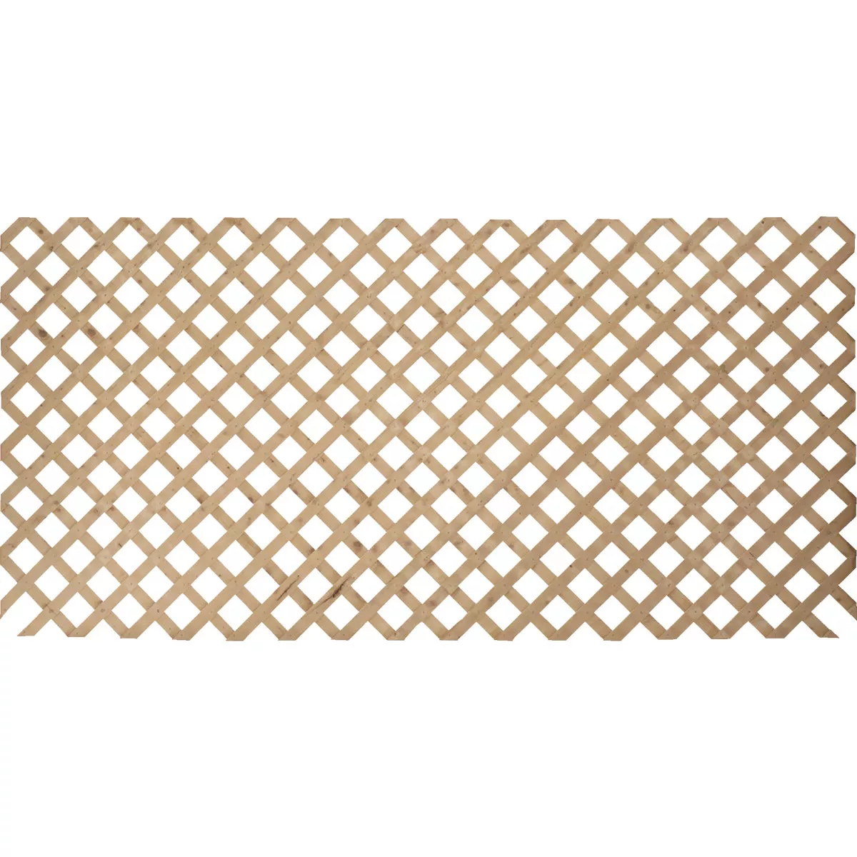 Outdoor Essentials 4 Ft. W x 8 Ft. L x 1/2 In. Thick Treated Wood Lattice Panel