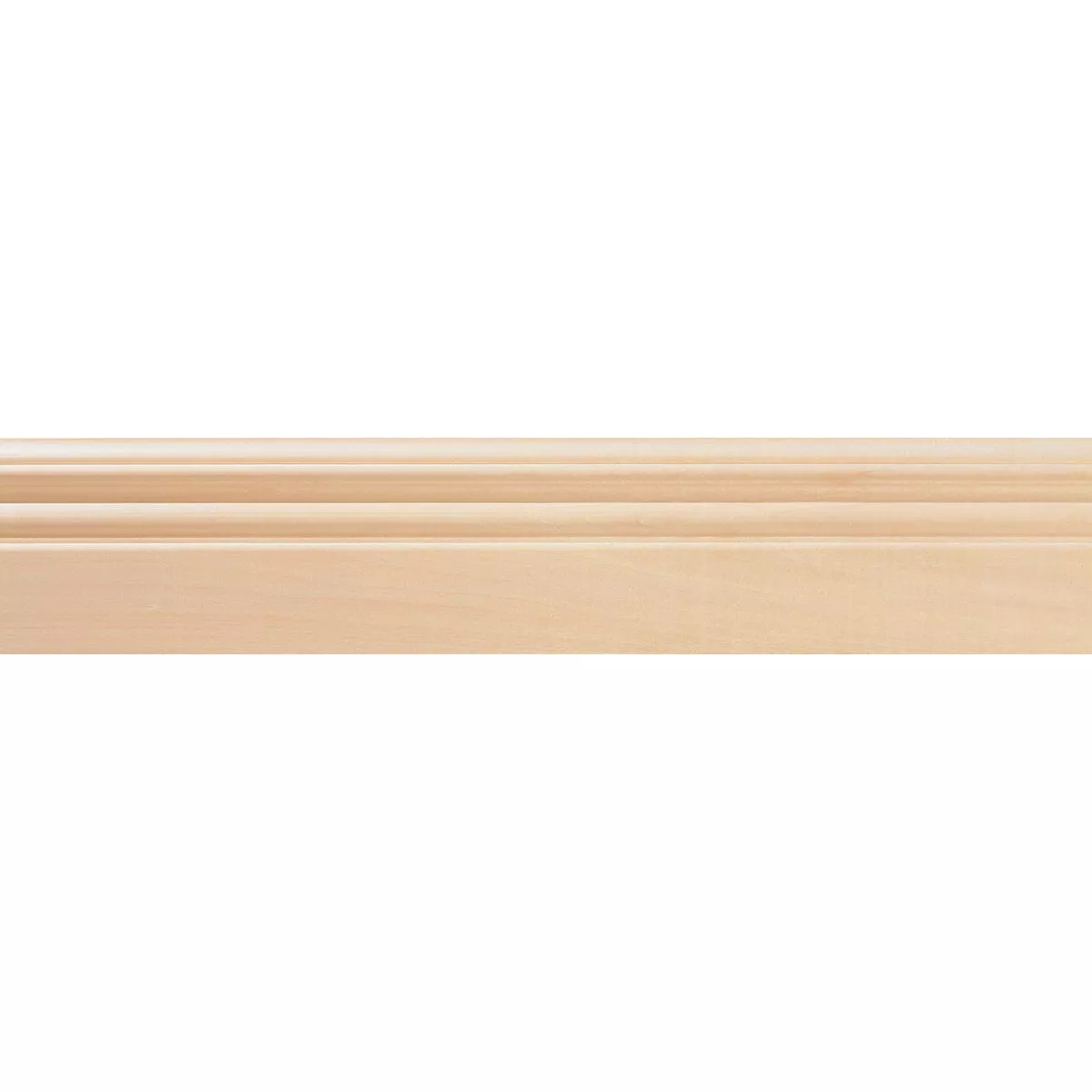 House of Fara 5/8 In. W. x 4 In. H. x 8 Ft. L. Hardwood Decorative Base Molding - photo 2
