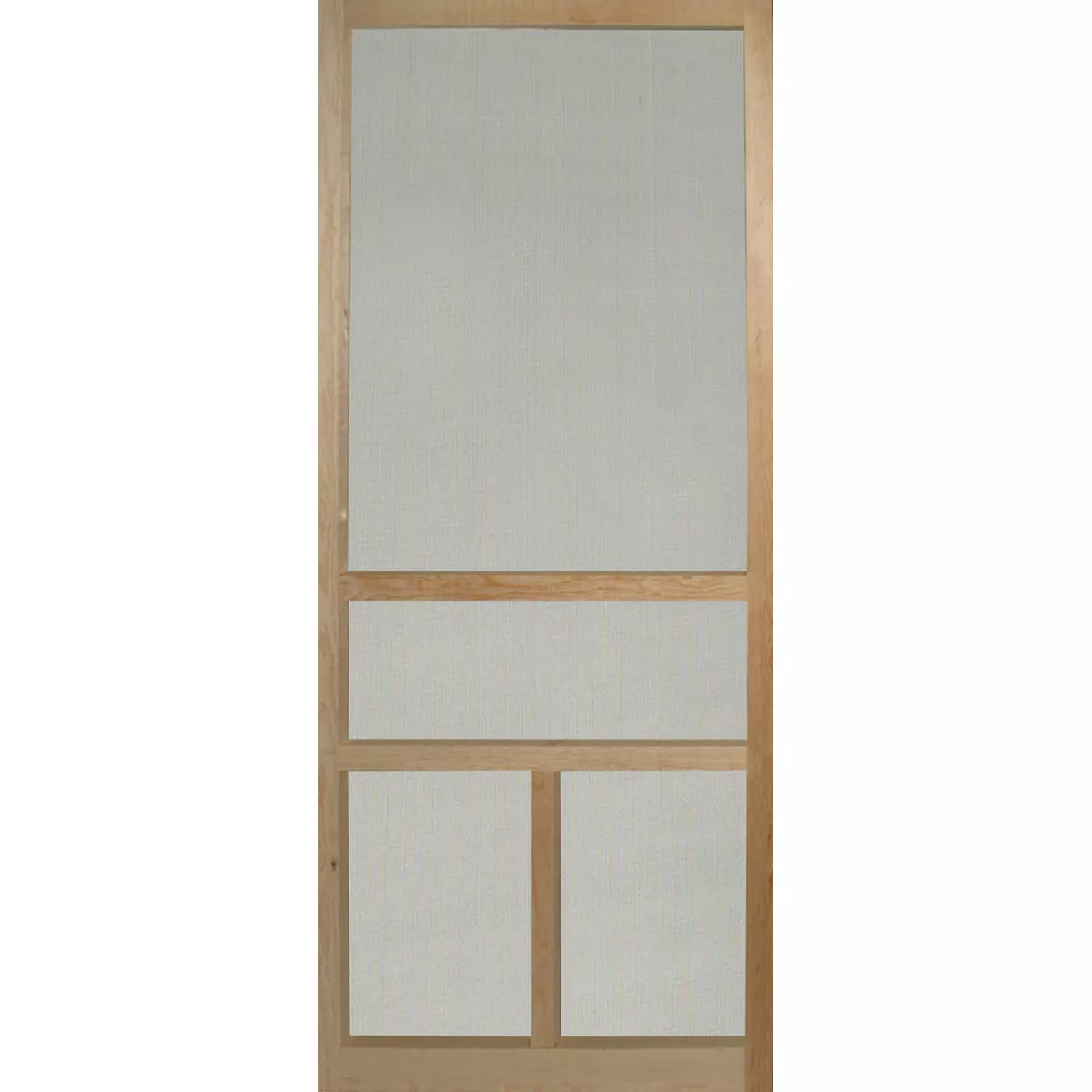 Snavely 36 In. W x 80 In. H x 1-1/8 In. Thick Natural Solid Pine Wood T-Bar Screen Door