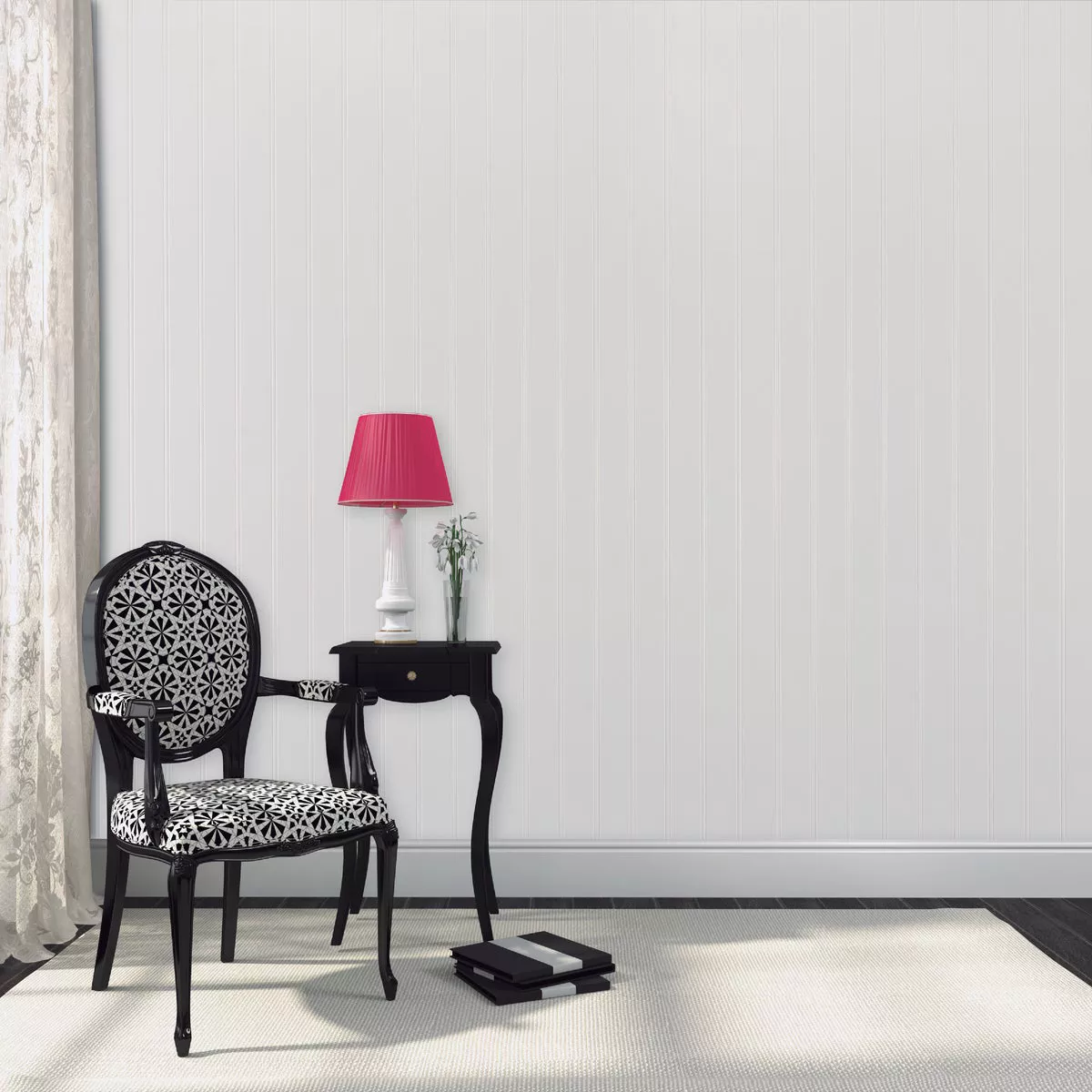 Global Product Sourcing 3/16 In. x 4 Ft. x 8 Ft. True White Beadboard Panel - photo 2