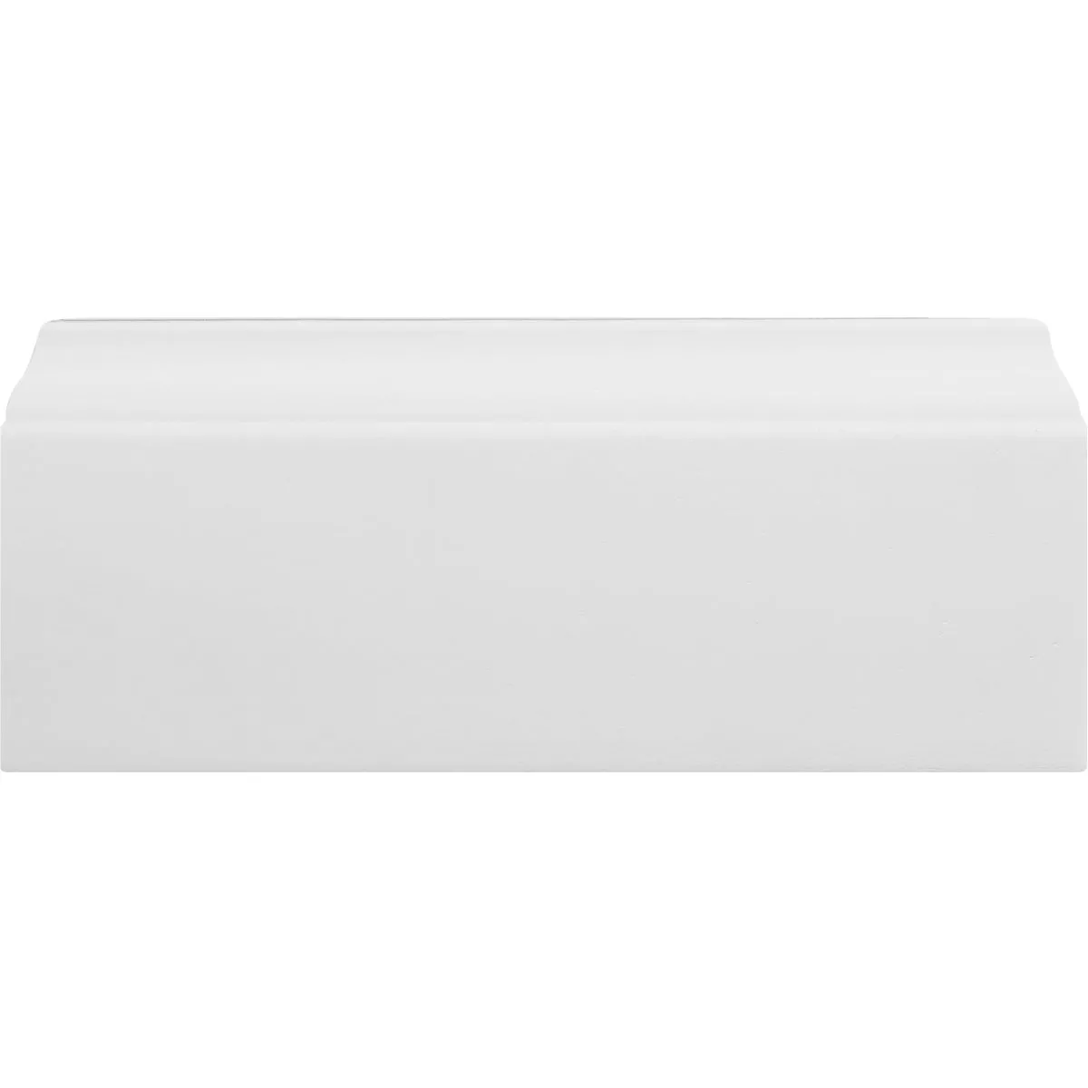 Inteplast Building Products 3/8 In. W. x 3-3/16 In. H. x 8 Ft. L. Crystal White Polystyrene Colonial Base Molding - photo 3