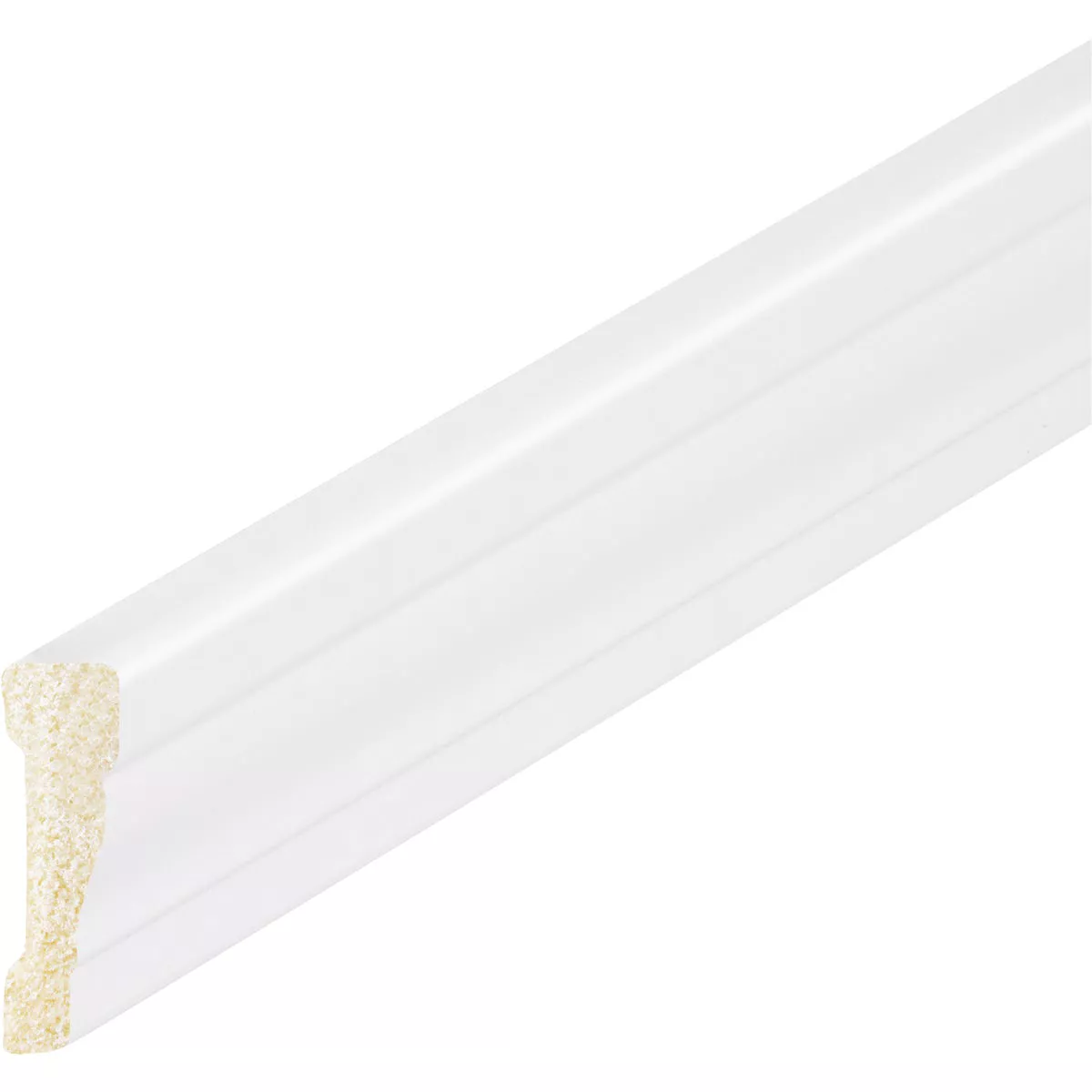 Inteplast Building Products 11/16 In. W. x 2-3/8 In. H. x 7 Ft. L. Crystal White Polystyrene Colonial Casing - photo 2