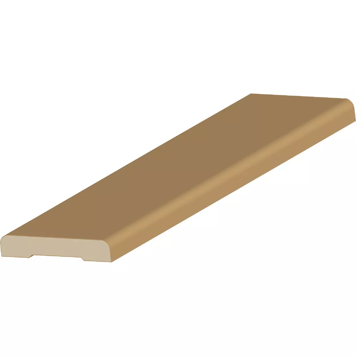Cedar Creek WM493 7/16 In. W. x 2-1/4 In. H. x 8 Ft. L. Natural Solid Pine Rounded Edge Casing Molding
