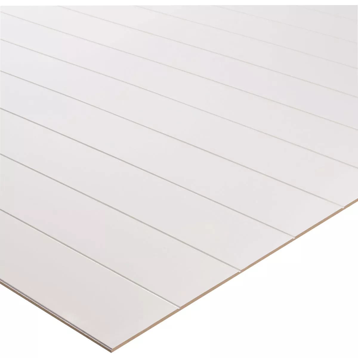 Global Product Sourcing 7/32 In. x 4 Ft. x 8 Ft. White Nickel Gap Shiplap Panel