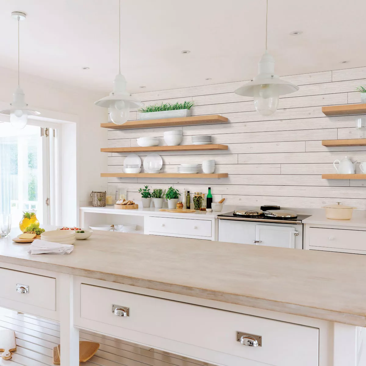UFP-Edge 6 In. W x 6 Ft. L x 1 In. Thick White Wood Rustic Shiplap Board (13.86 Sq. Ft./6-Pack) - photo 3