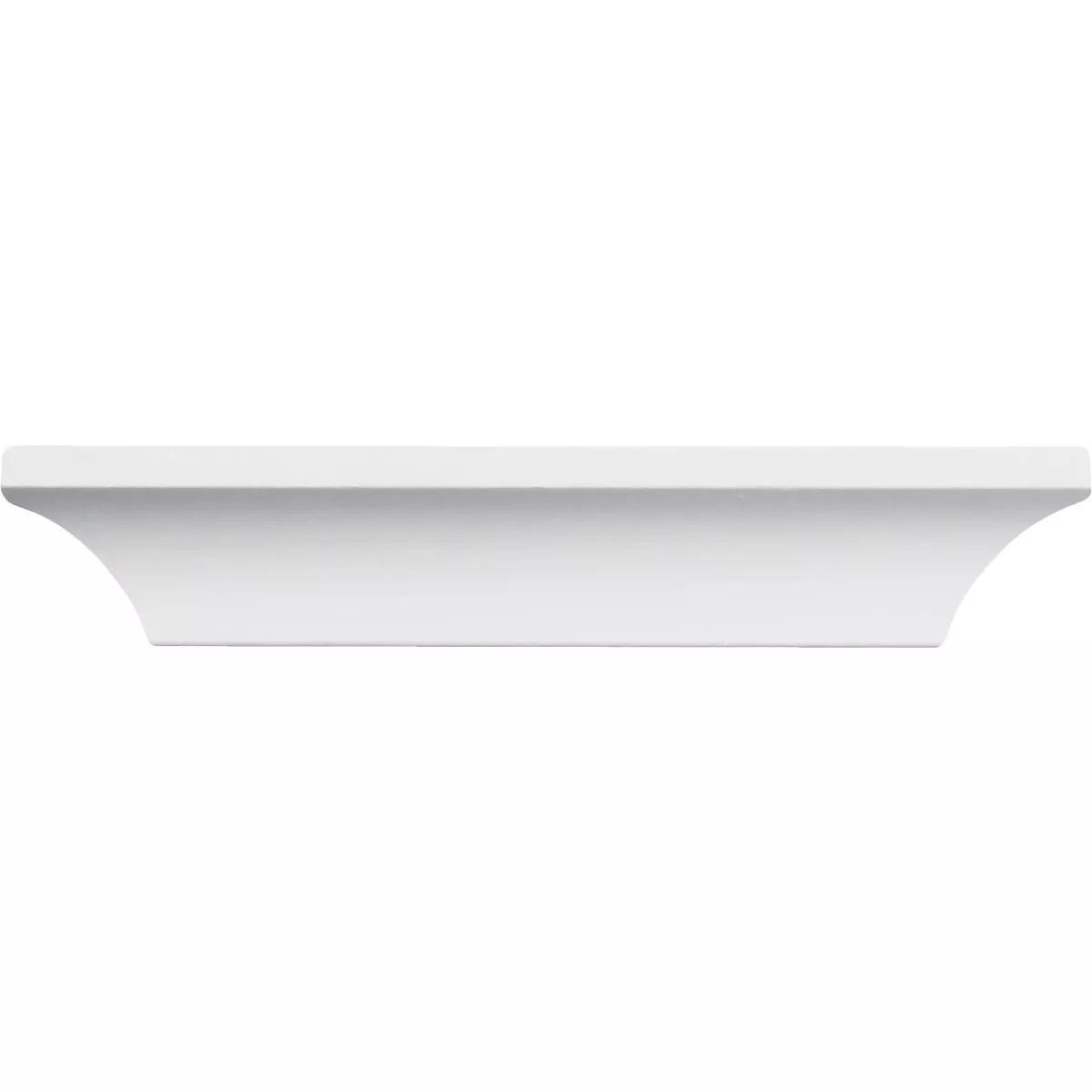 Inteplast Building Products 1/2 In. W. x 1-9/16 In. H. x 8 Ft. L. Crystal White Polystyrene Cove Molding - photo 3