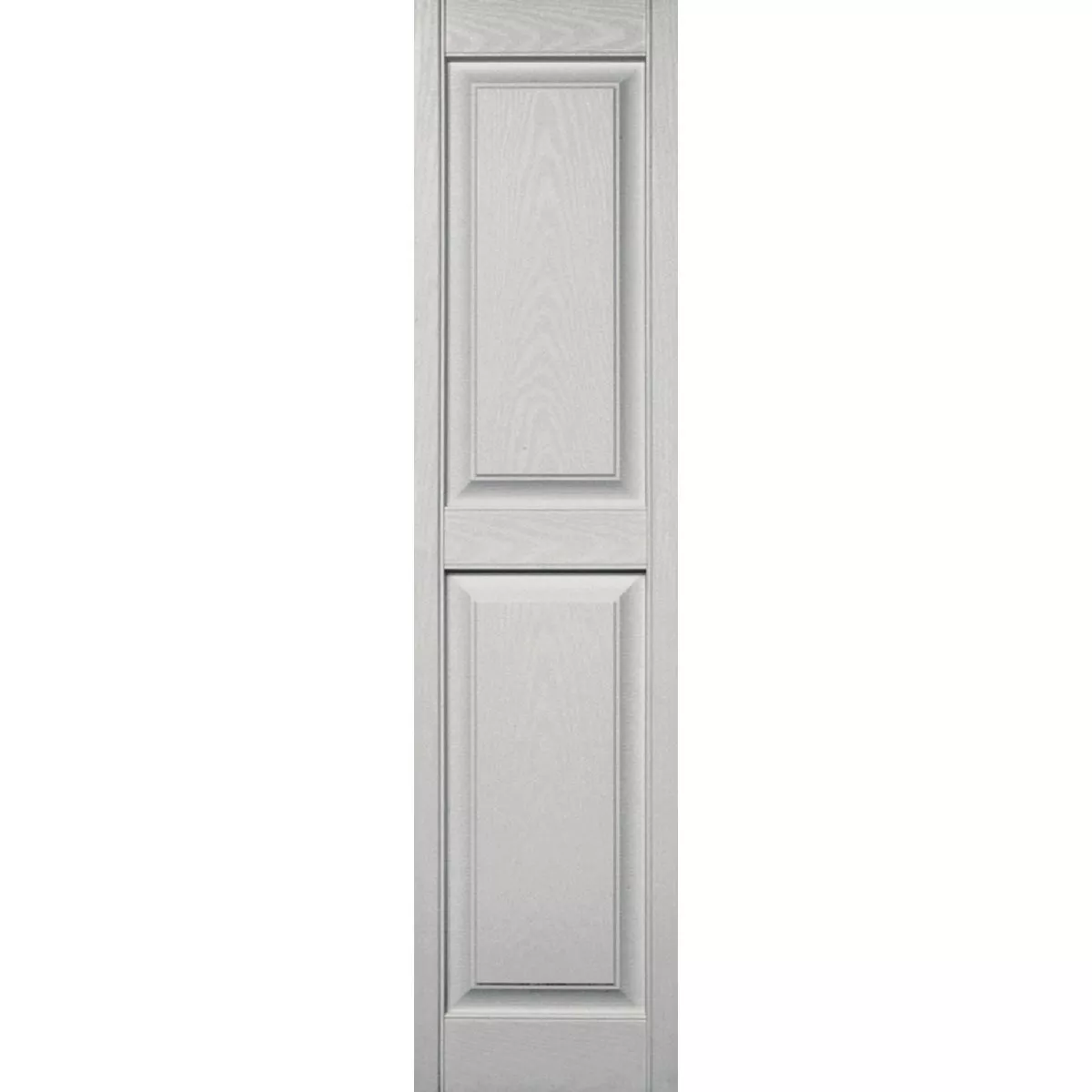Builders Edge 15 in. x 59 in. Paintable Panel Shutter, (2-Pack)